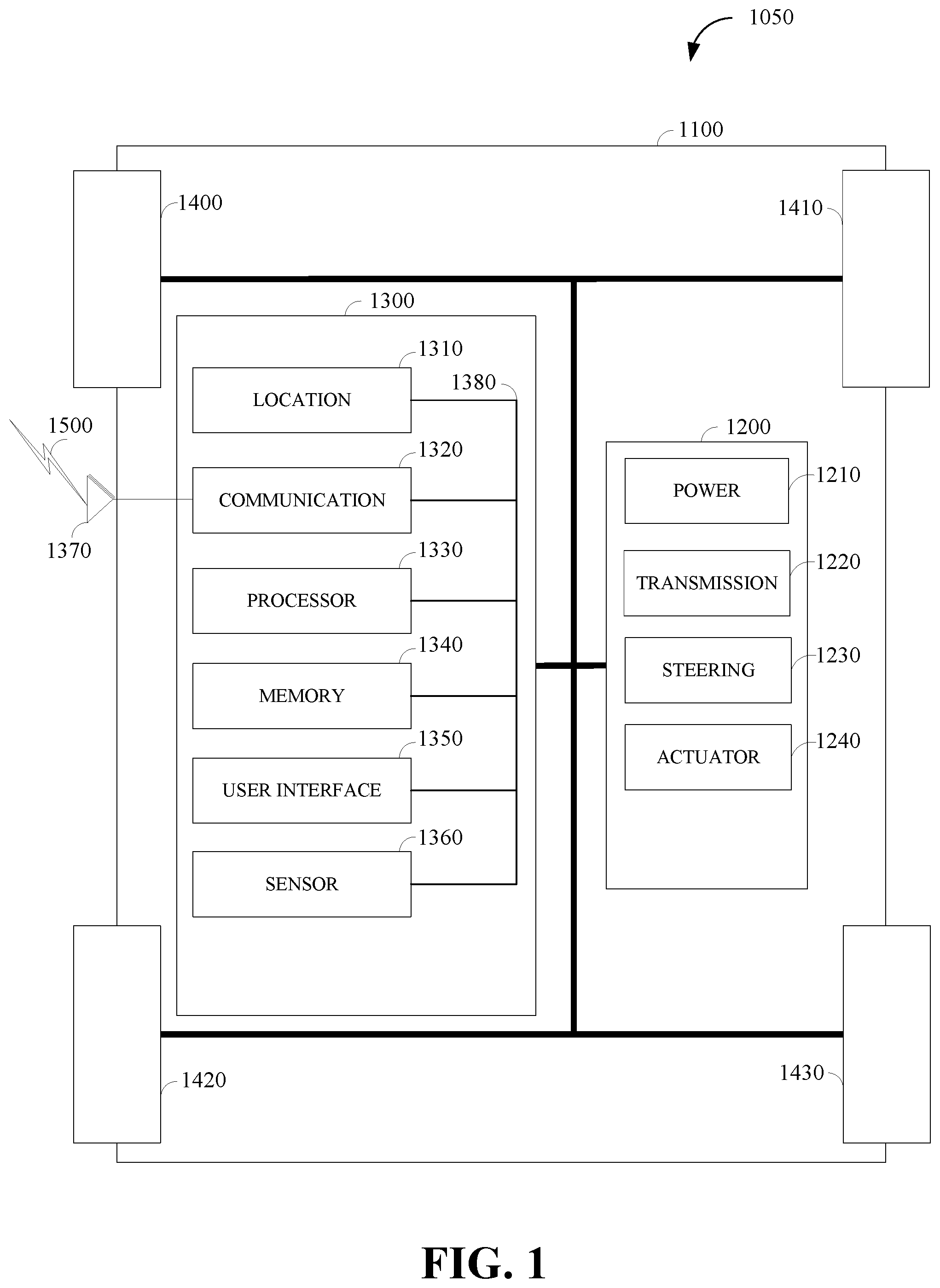 Patent US12437635 Figure 1 – Real-time traffic condition warning system