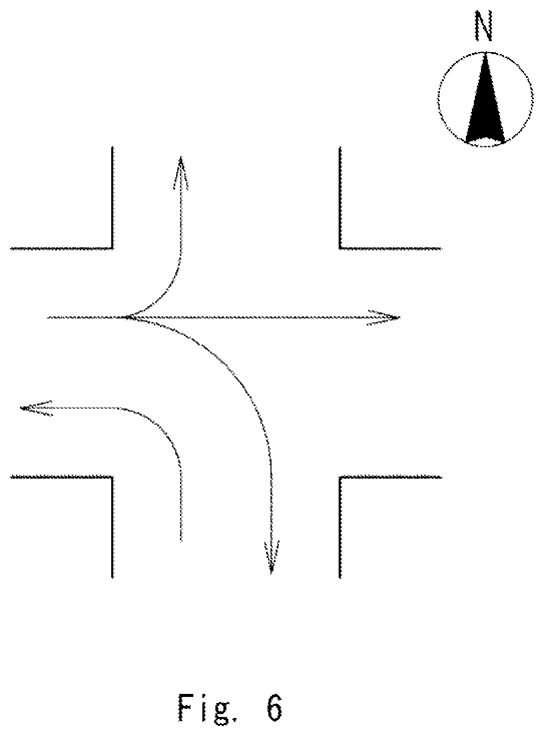 Patent US12437637 Figure 6 – Intersection control system, intersection control method, and computer readable medium