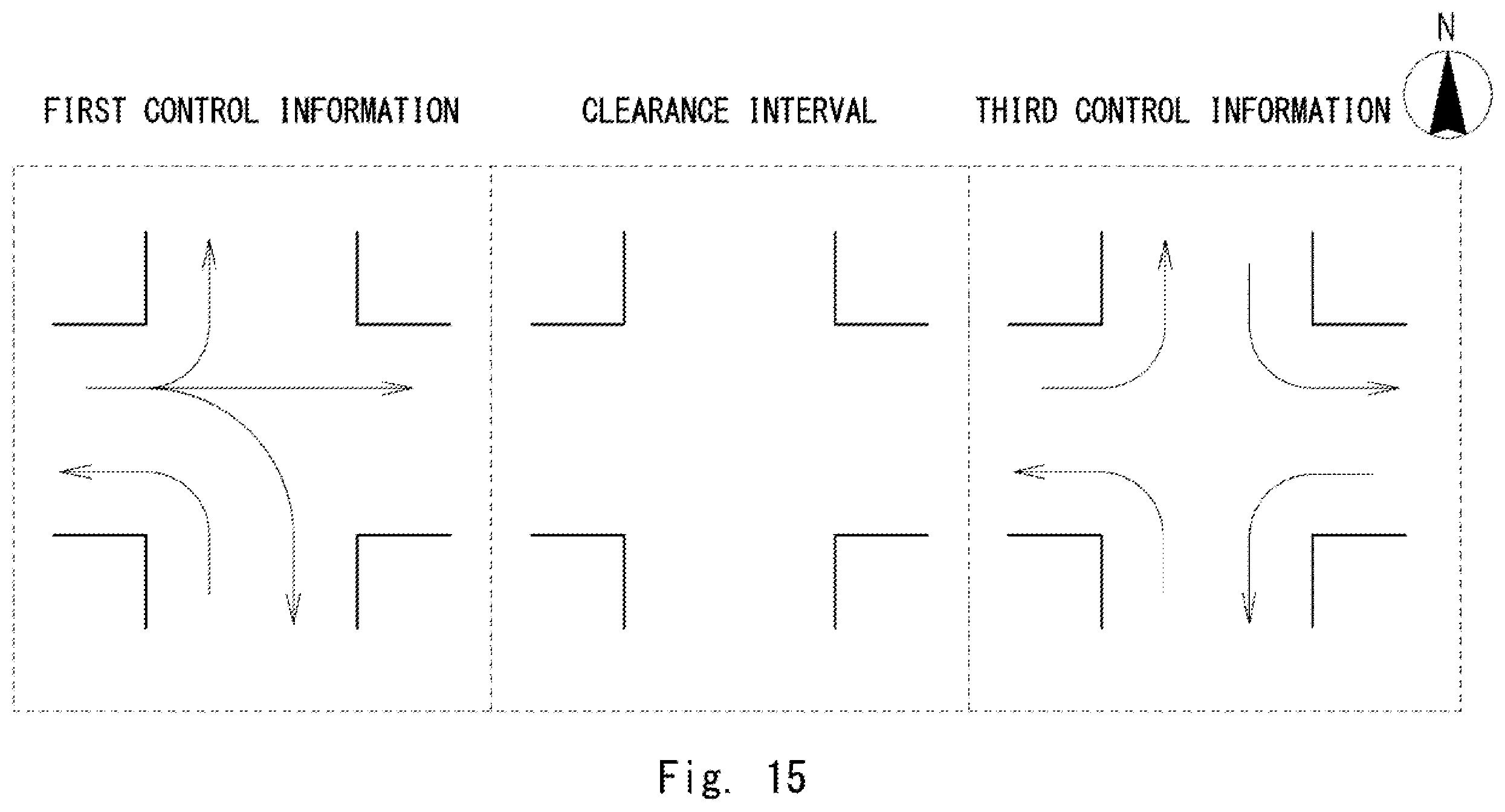 Patent US12437637 Figure 15 – Intersection control system, intersection control method, and computer readable medium