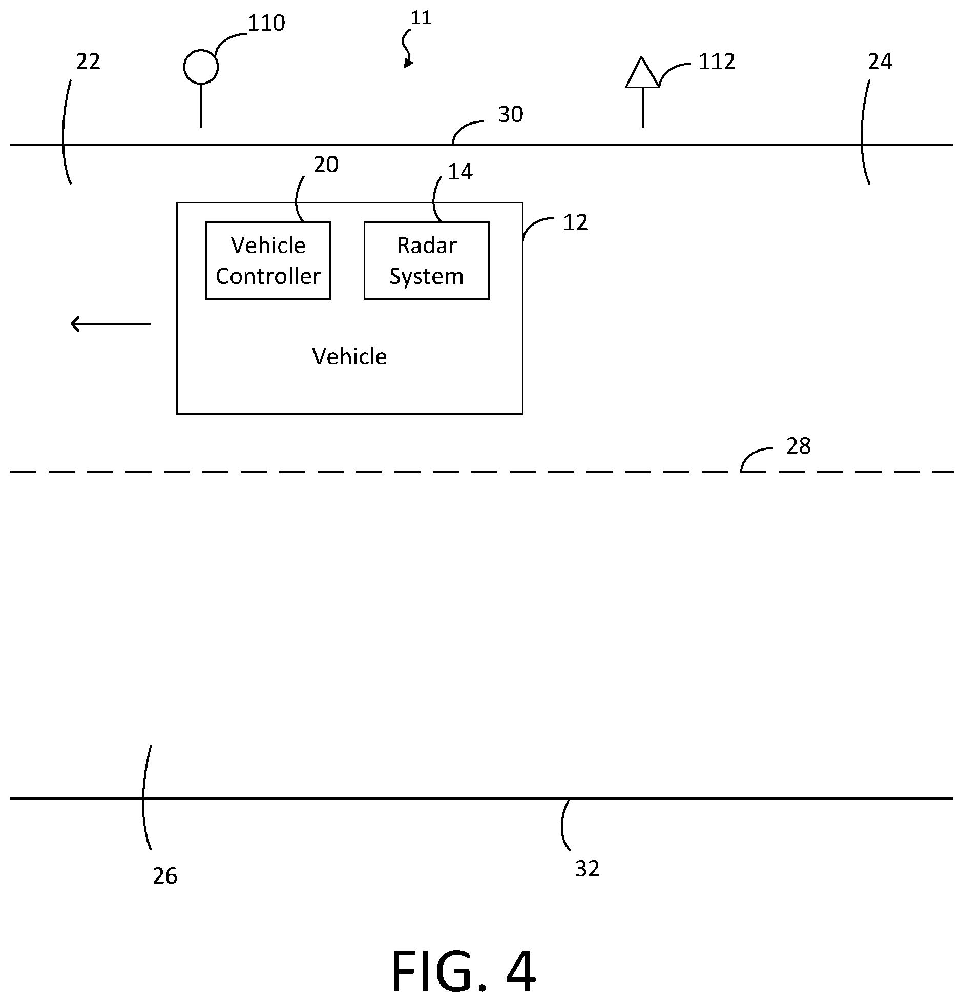 Patent US12437638 Figure 4 – Systems and methods for adjusting vehicle lane