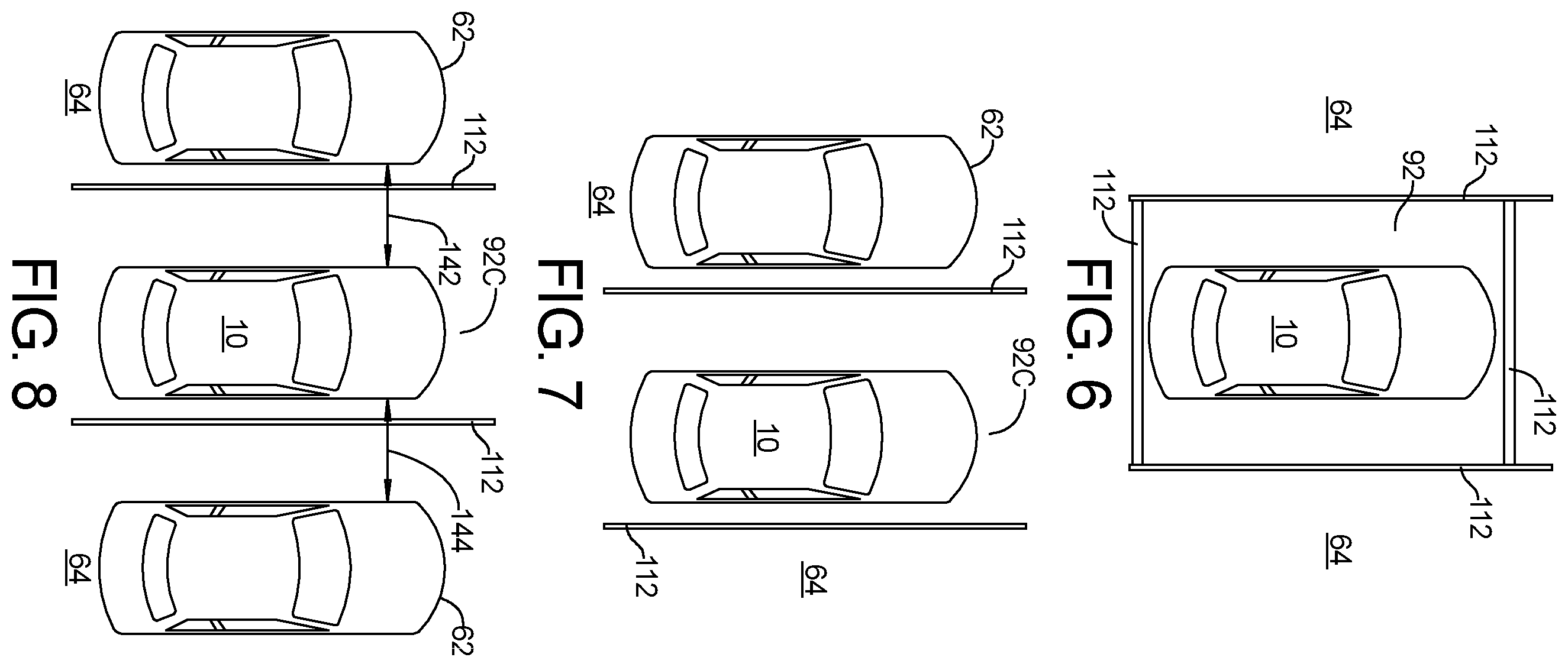 Patent US12437642 Figure 5 – Parking assist in dual head-up display system