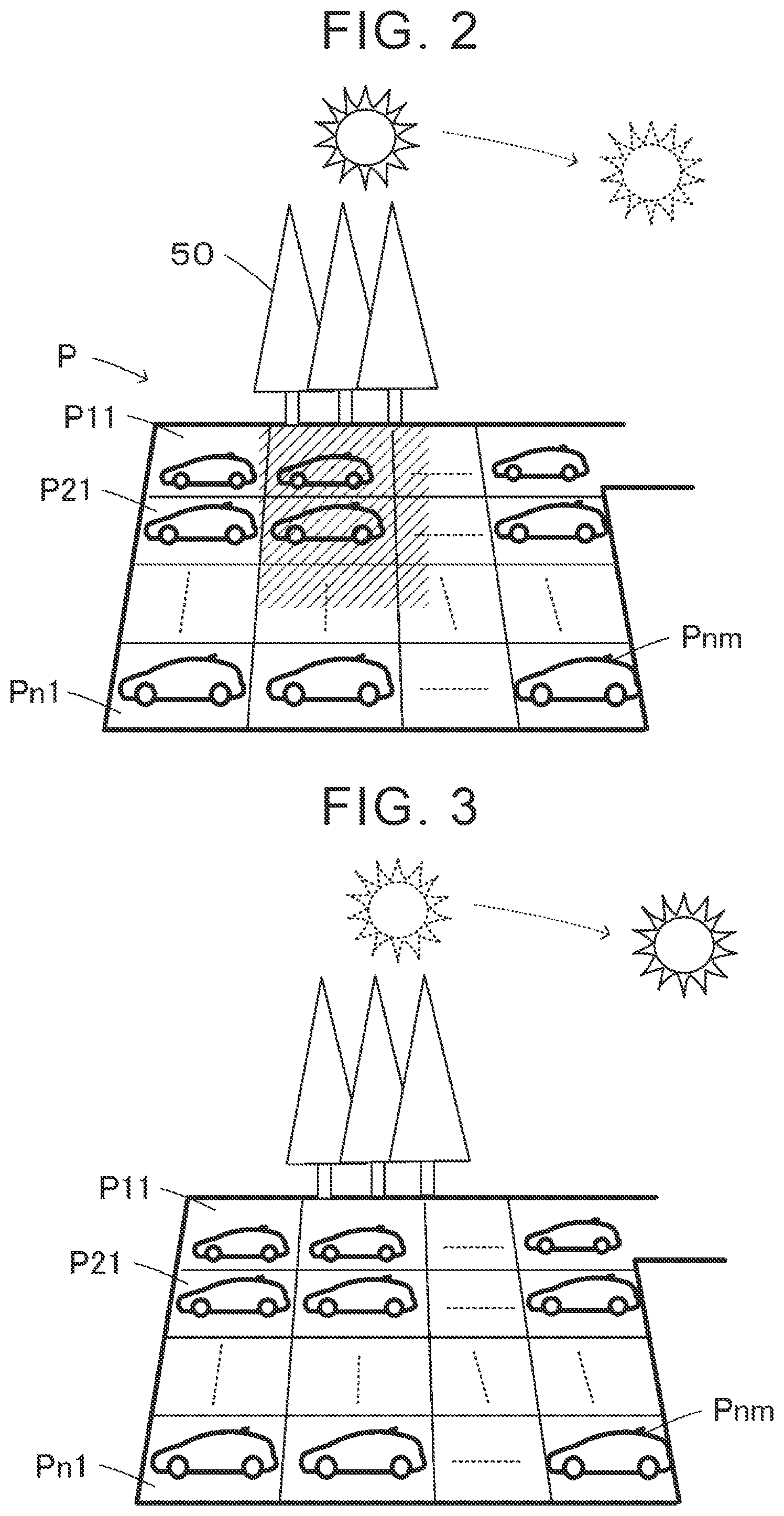 Patent US12437644 Figure 2 – Vehicle management device managing parking position in a parking lot and vehicle