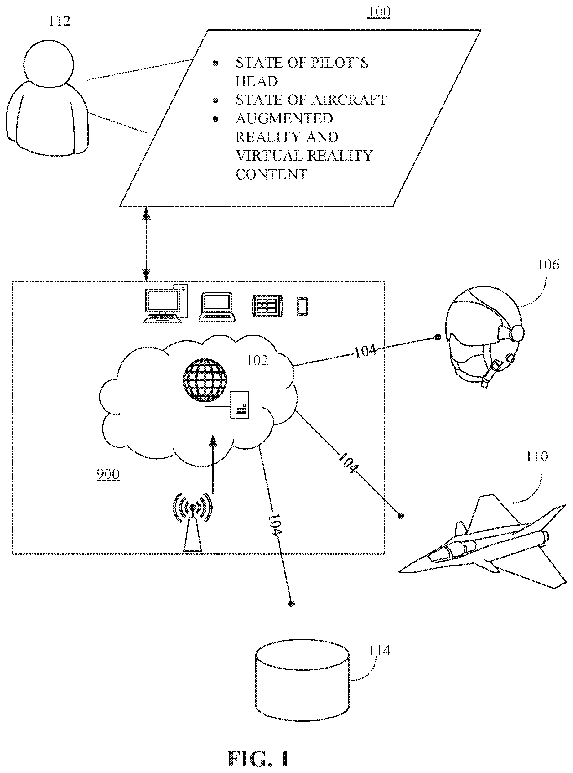 Patent US12437665 Figure 1 – Methods, systems, apparatuses and devices for facilitating provisioning of a virtual experience