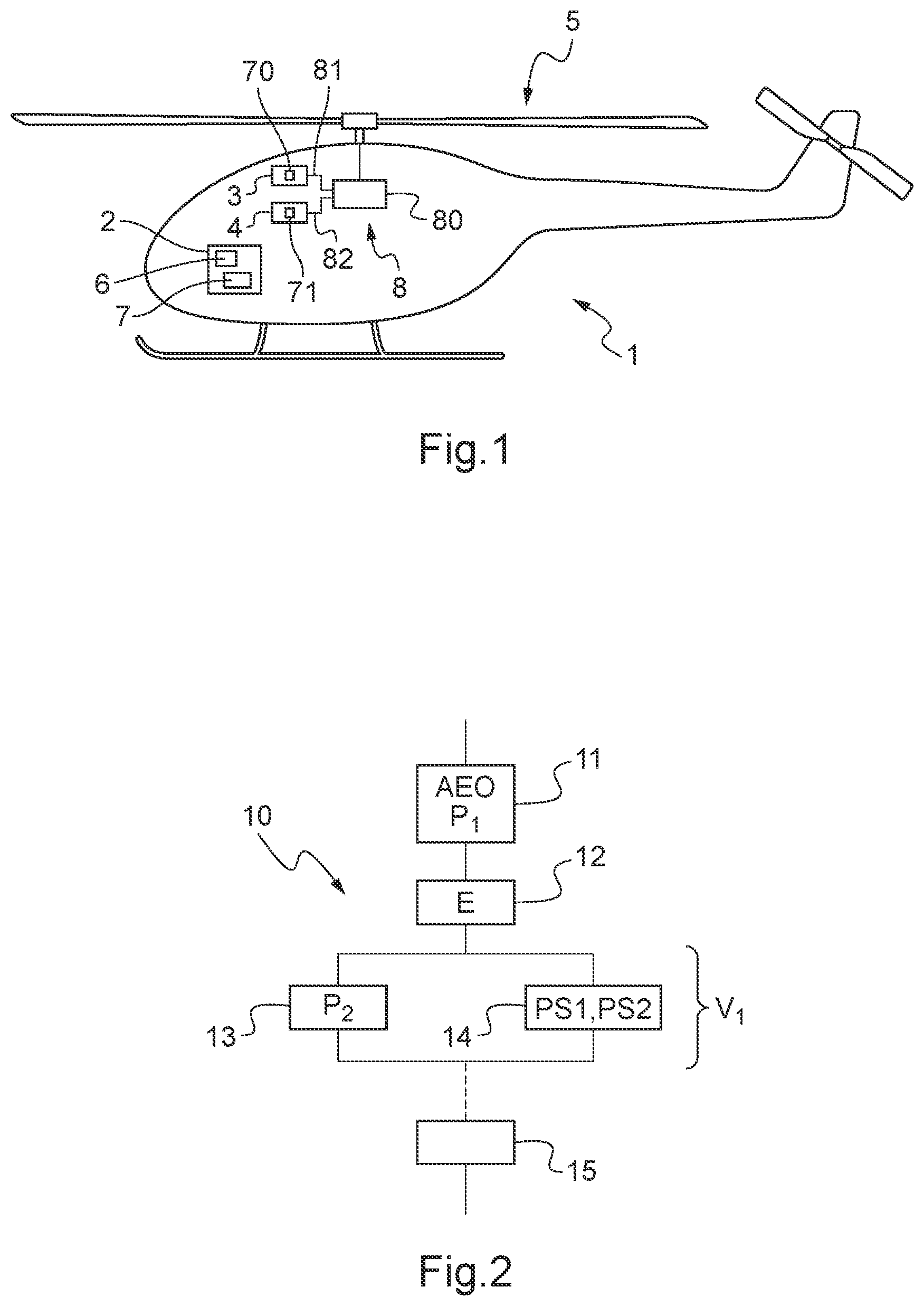 Patent US12437668 Figure 1 – Rotorcraft flight training method, associated system and rotorcraft