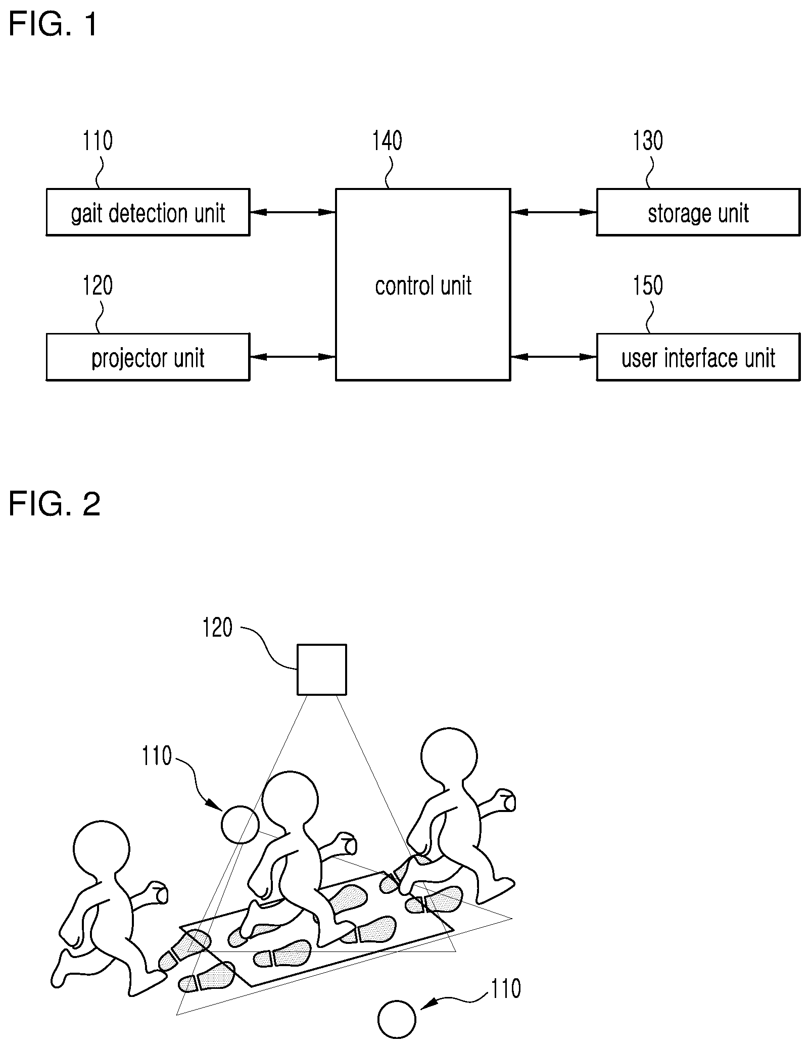 Patent US12437670 Figure 1 – Virtual reality-based ground gait training system and method