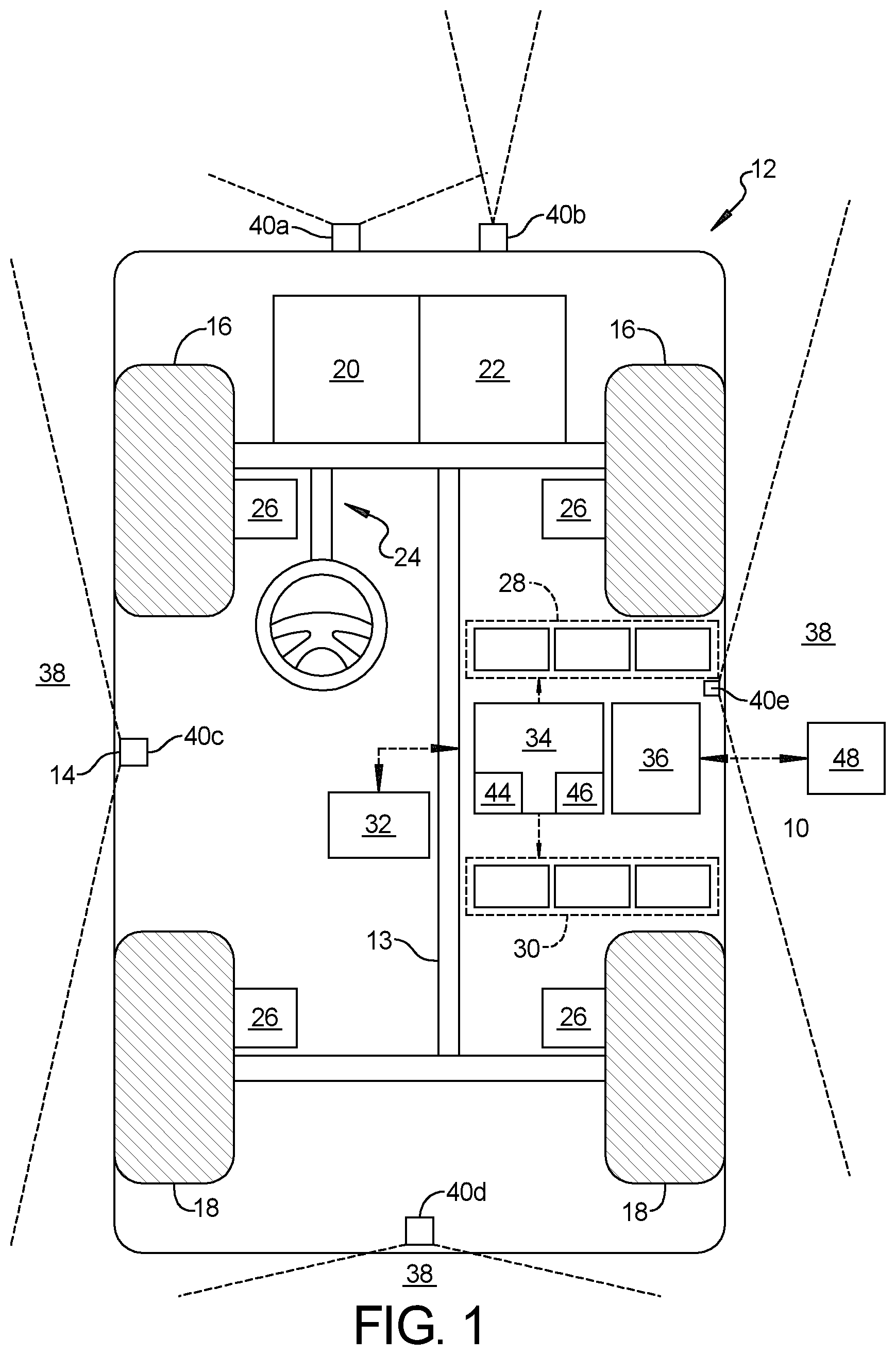 Patent US12437672 — Systems and methods for communicating with vision-impaired vehicle occupants — Figure 1