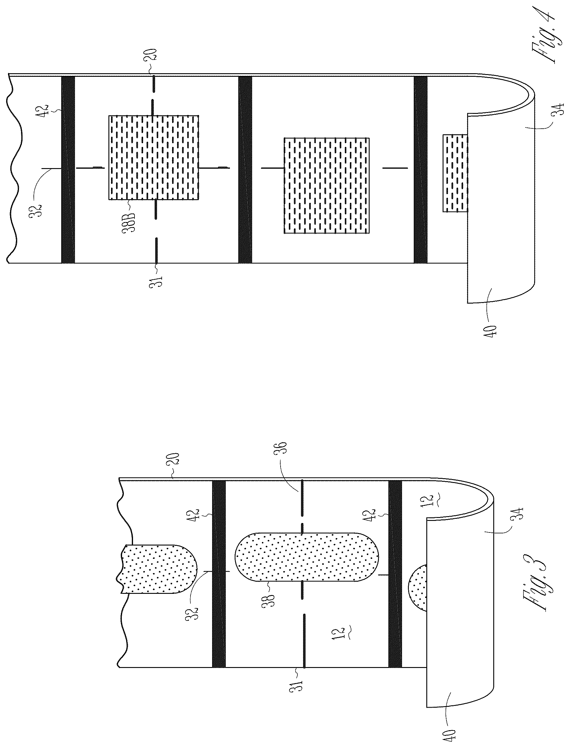 Patent US12437675 Figure 3 – Adhesive label and roll