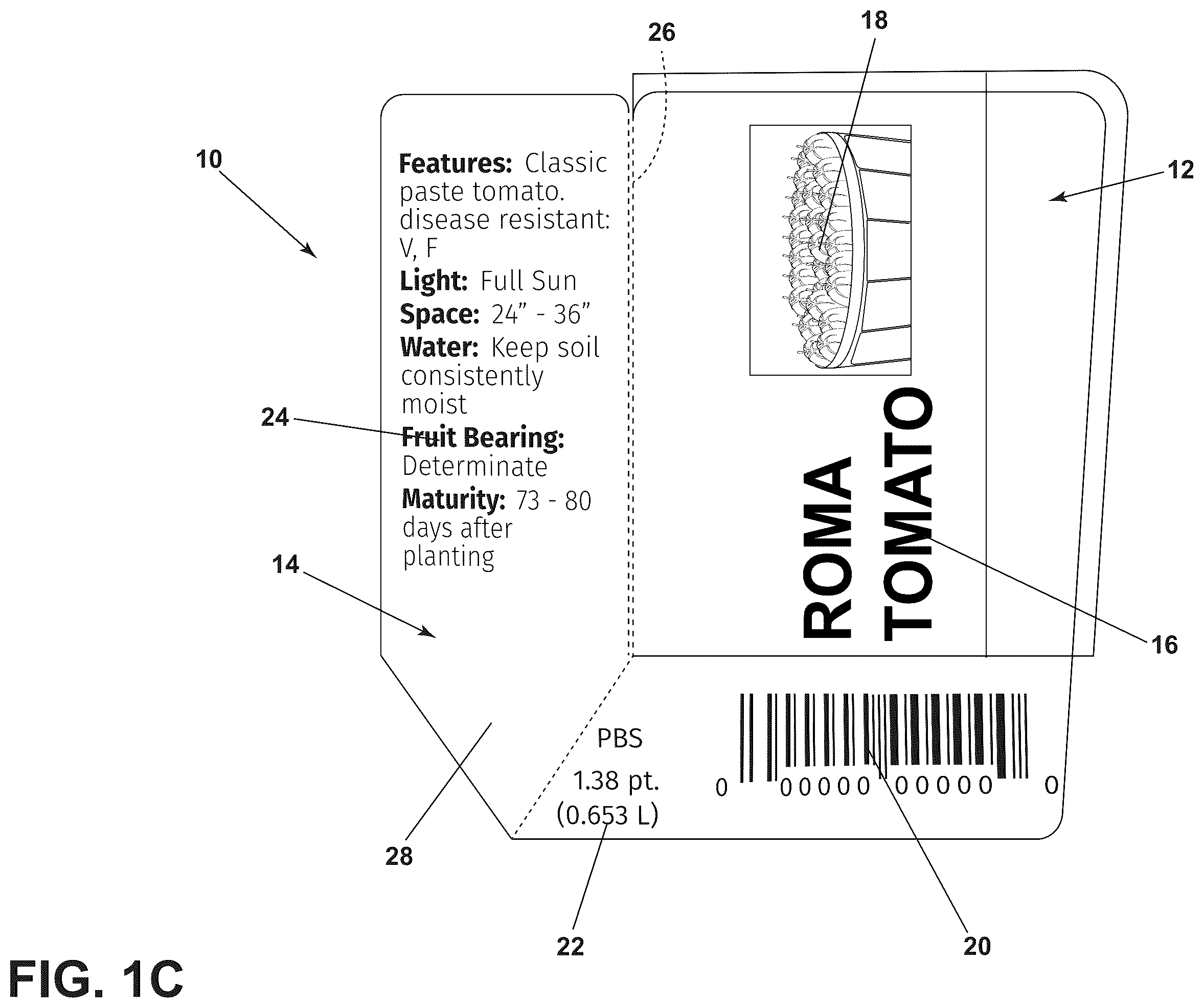 Patent US12437676 Figure 3 – Plant label and tag and methods of making and using