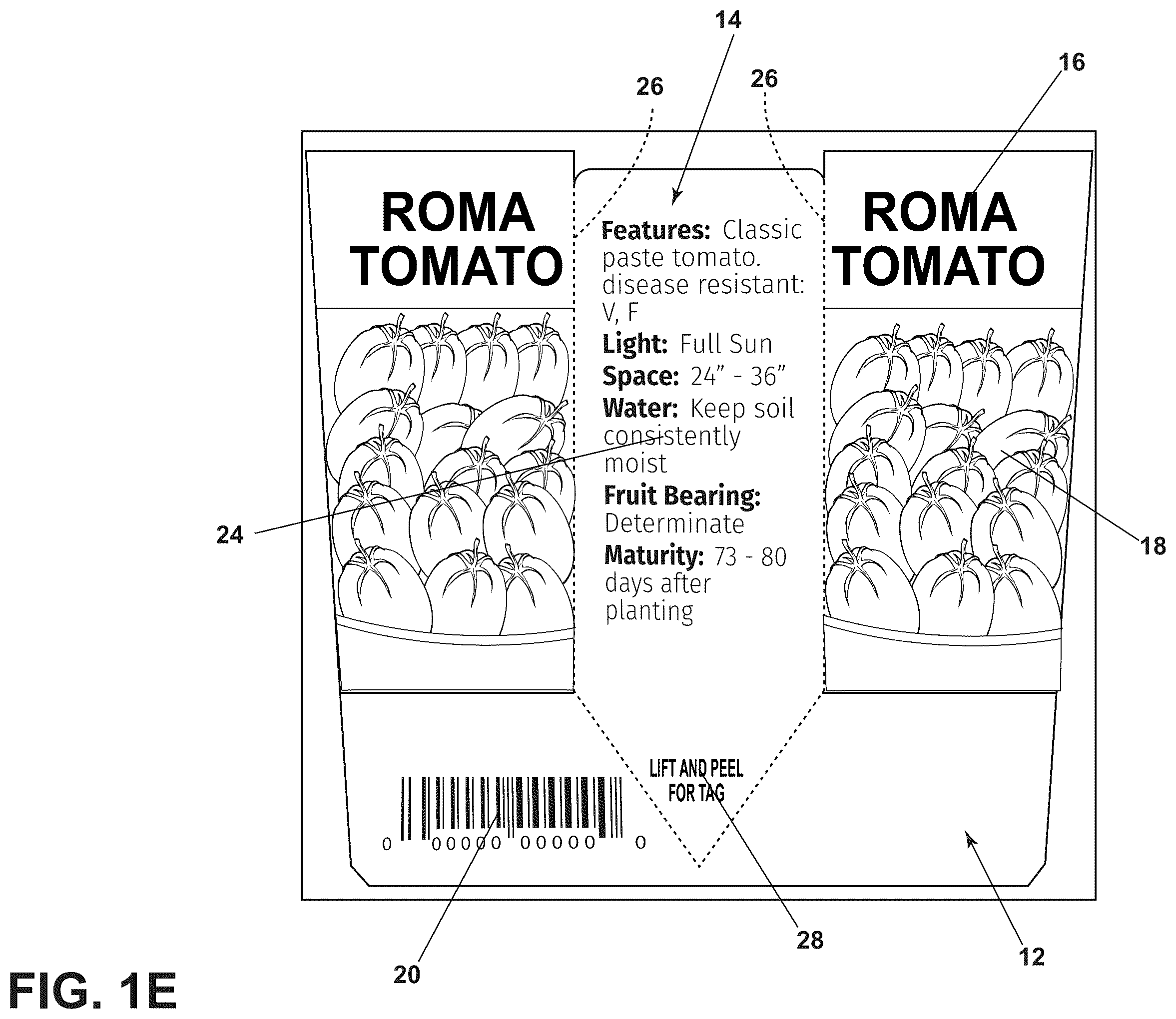 Patent US12437676 Figure 5 – Plant label and tag and methods of making and using