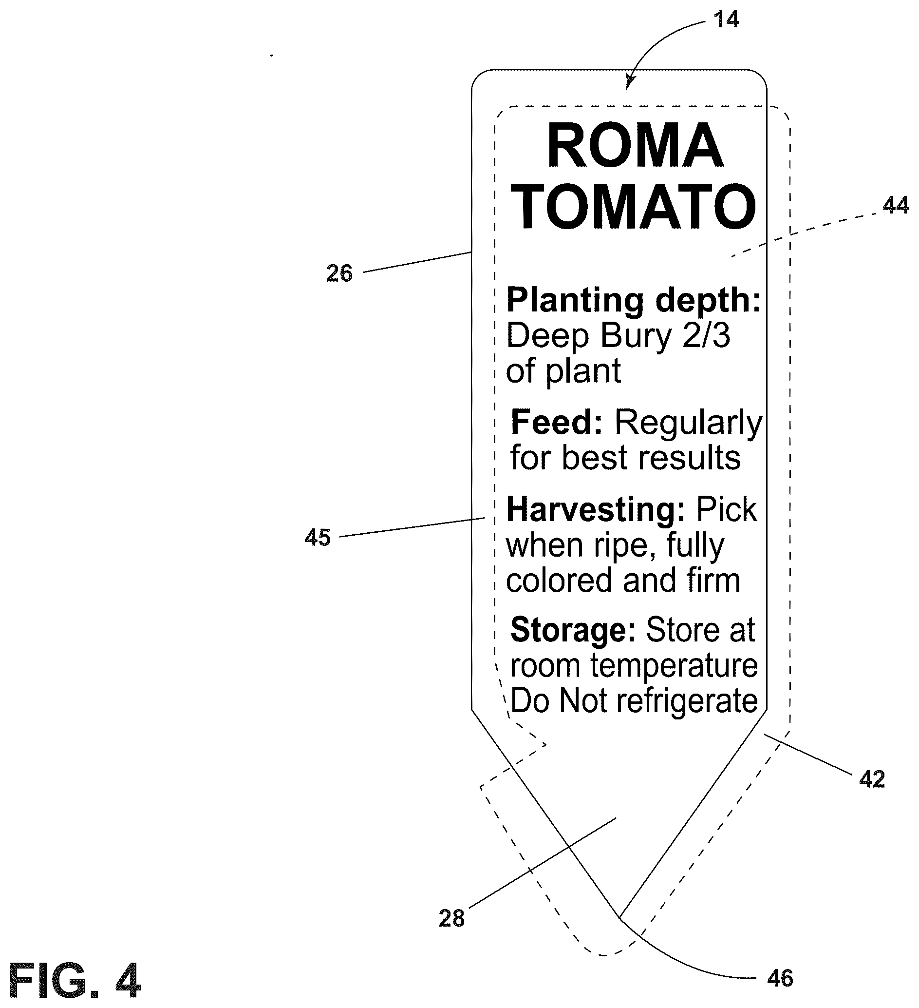 Patent US12437676 Figure 9 – Plant label and tag and methods of making and using