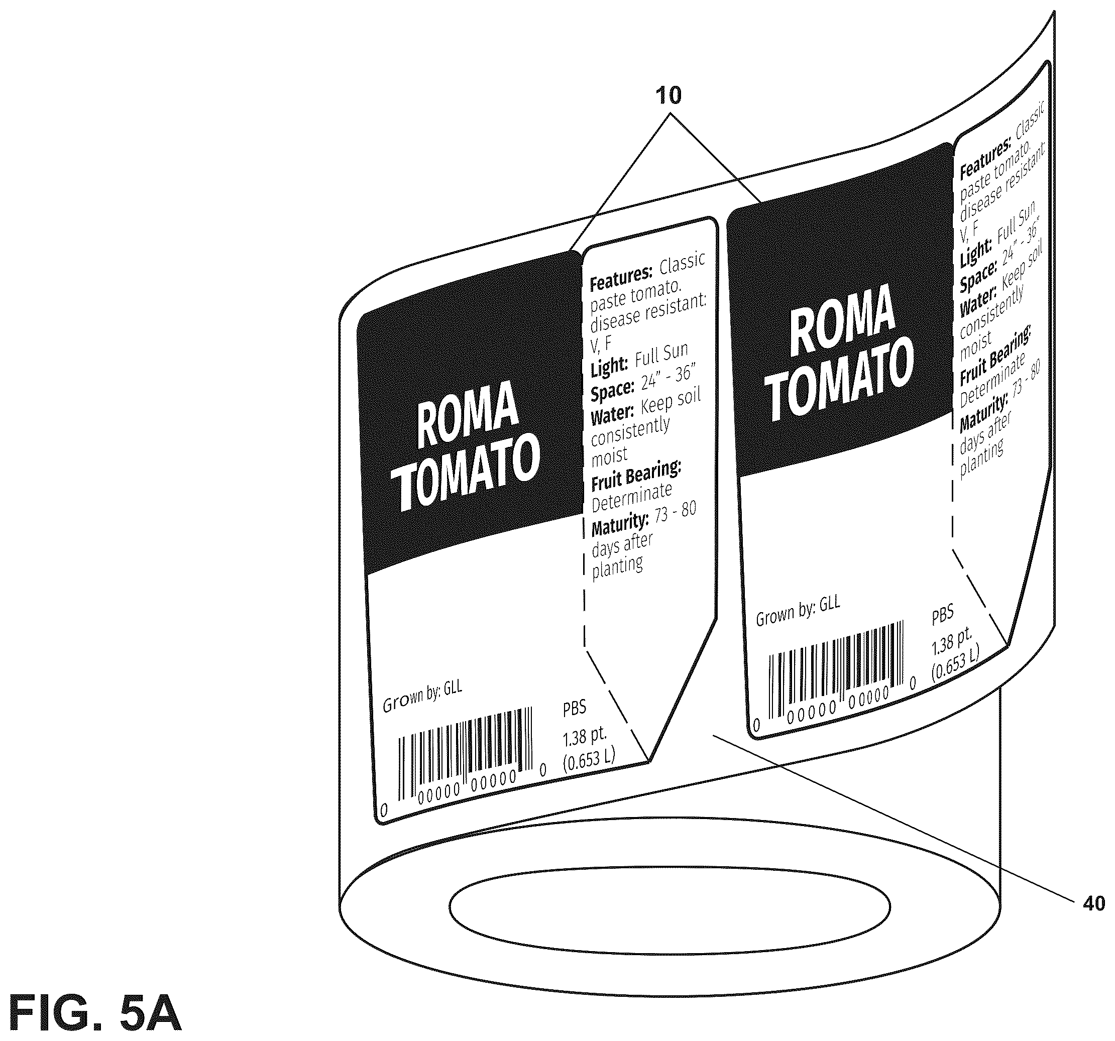 Patent US12437676 Figure 10 – Plant label and tag and methods of making and using