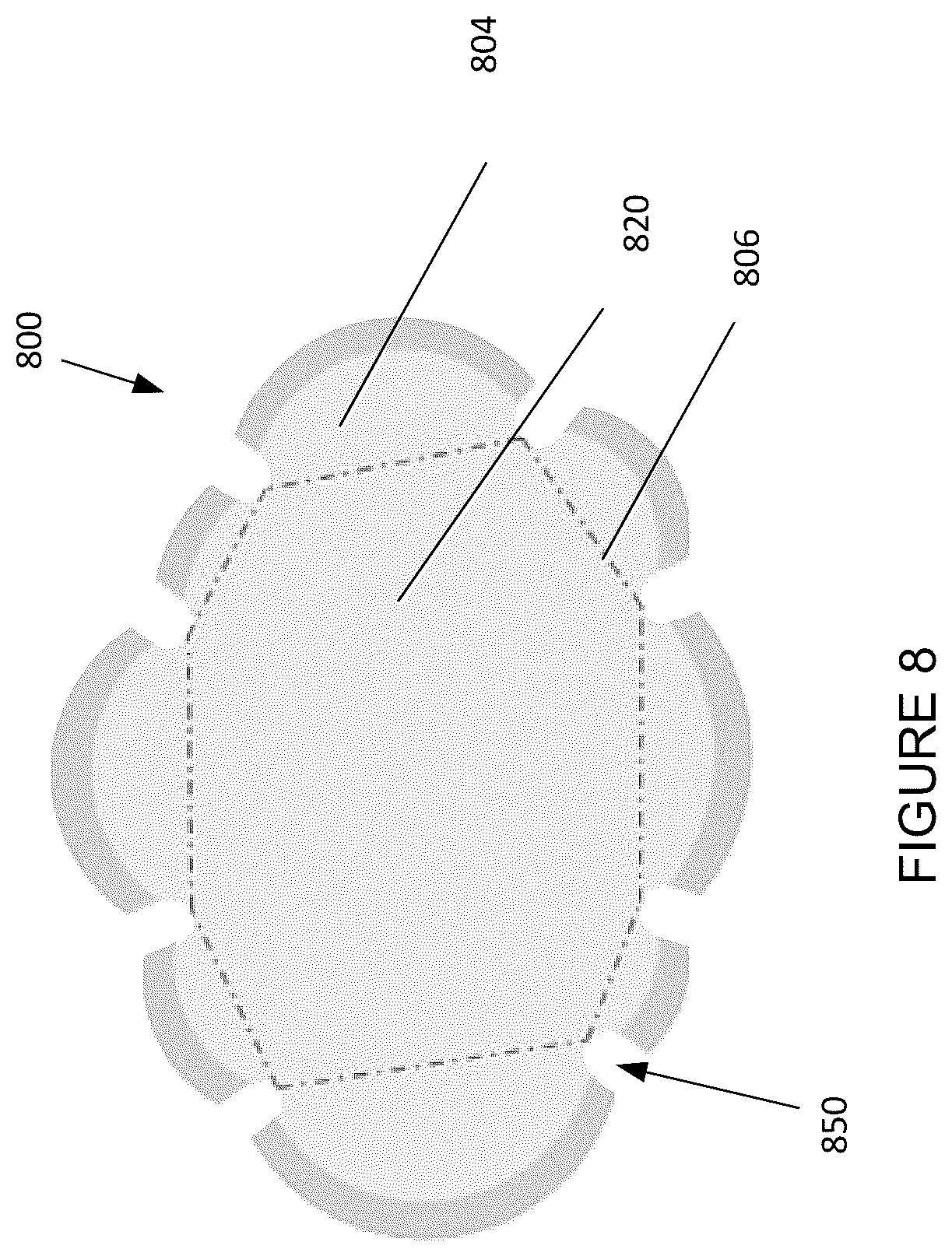 Patent US12437679 Figure 9 – Flexible OLED display with reliefs