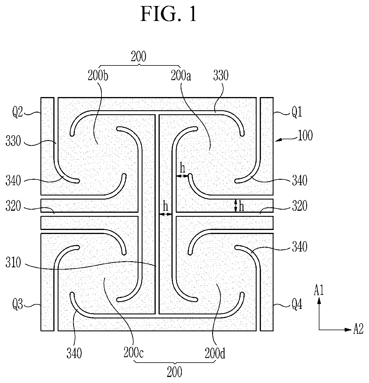 Patent US12437680 Figure 1 – Stretchable substrate