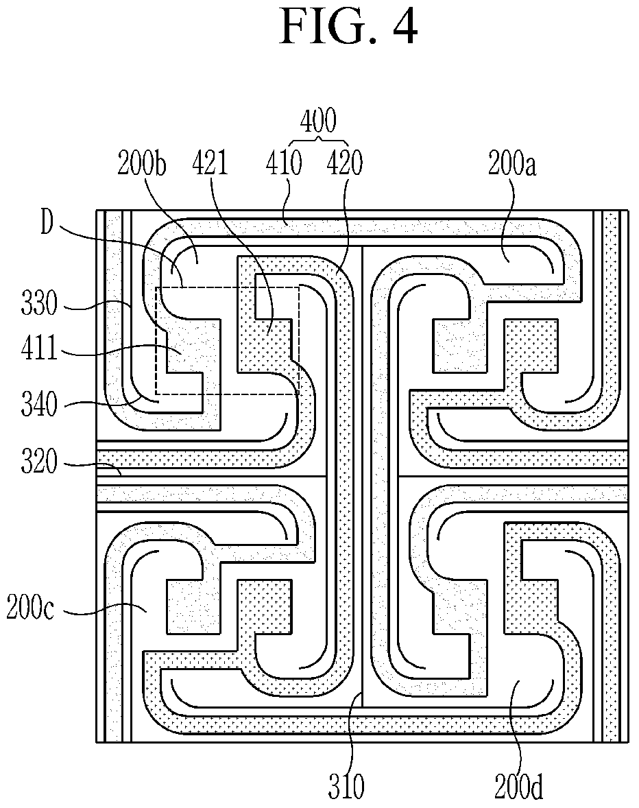 Patent US12437680 Figure 4 – Stretchable substrate