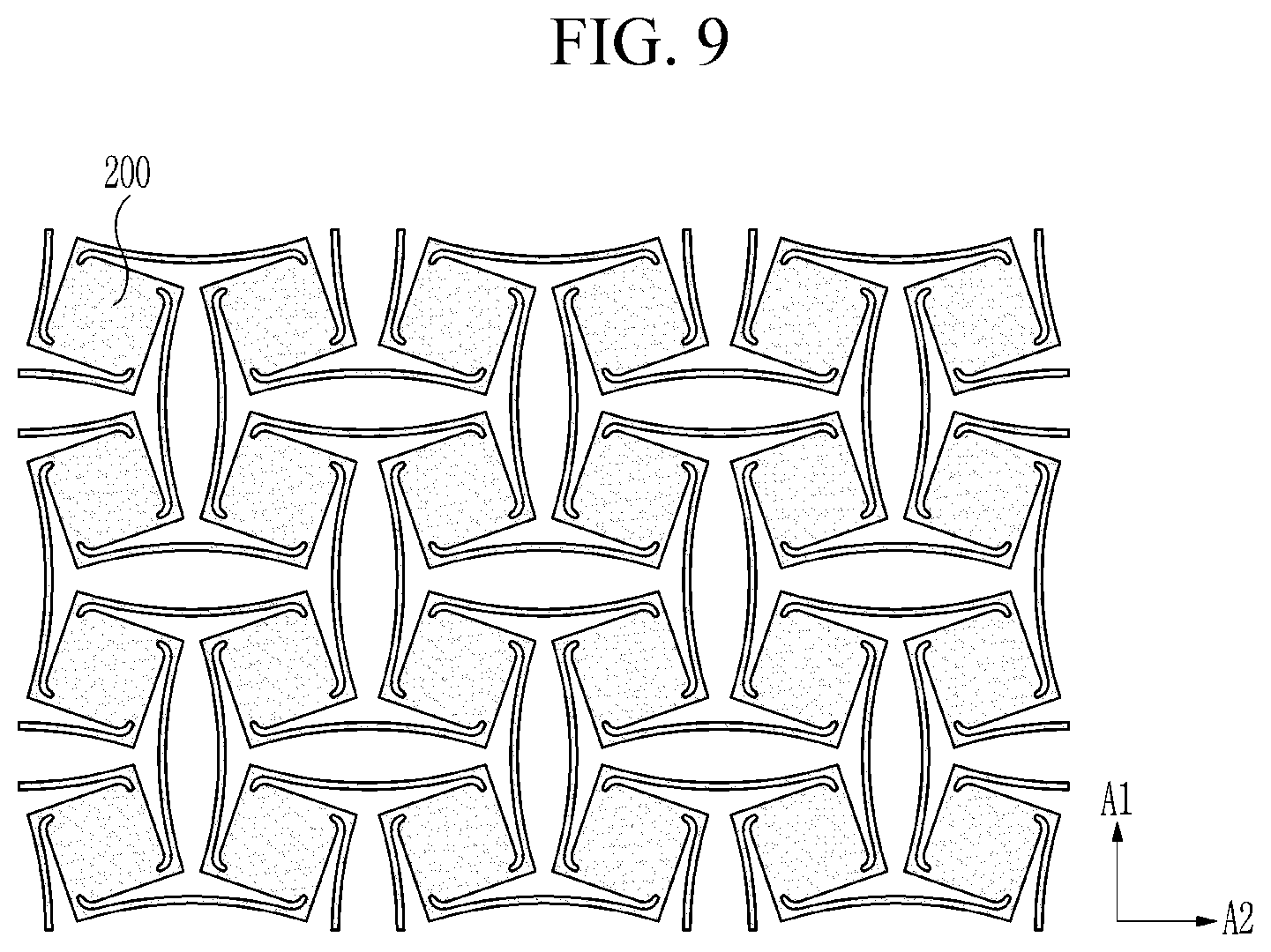 Patent US12437680 Figure 11 – Stretchable substrate