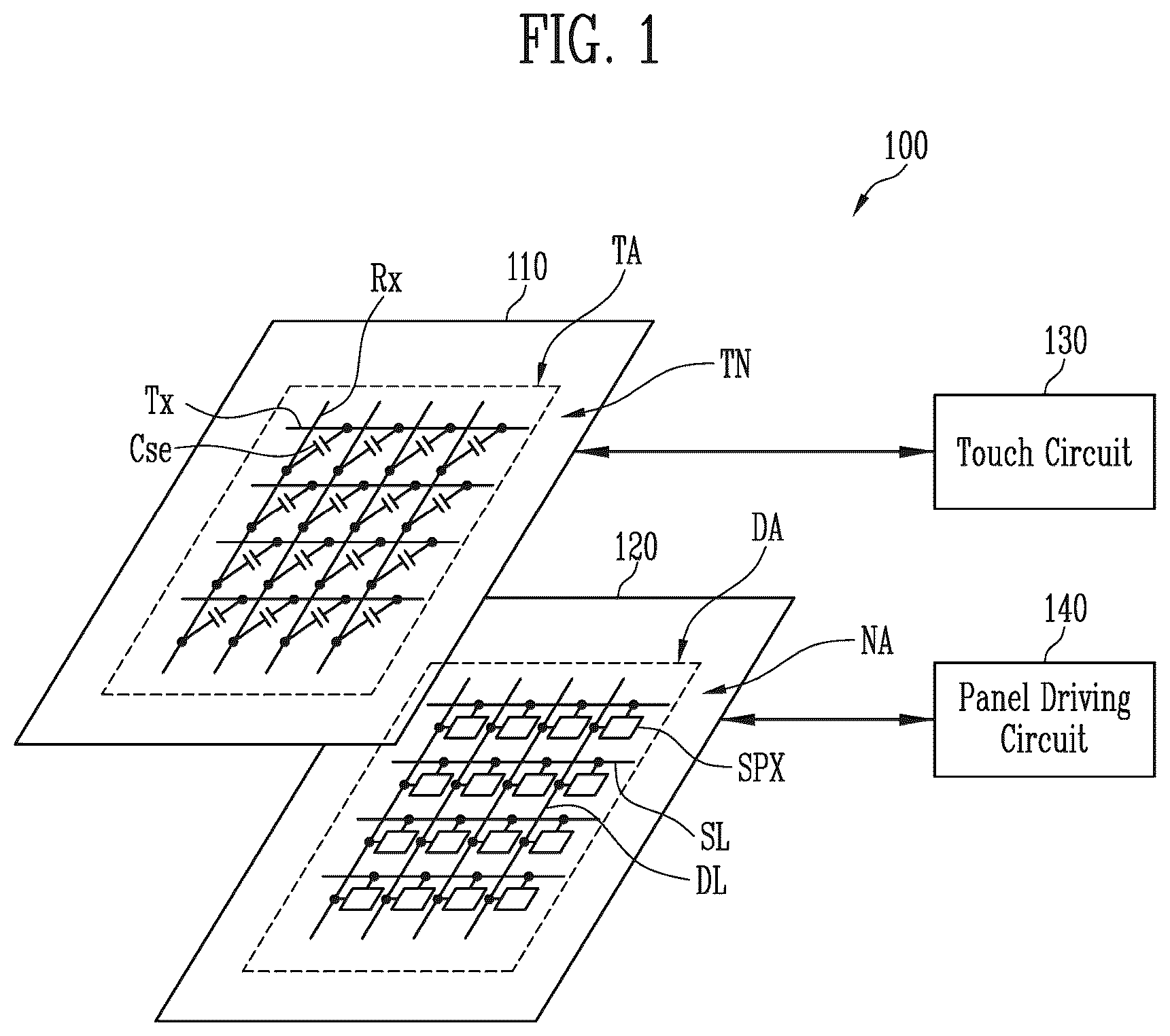 Patent US12437685 Figure 1 – Display device and inspection method thereof