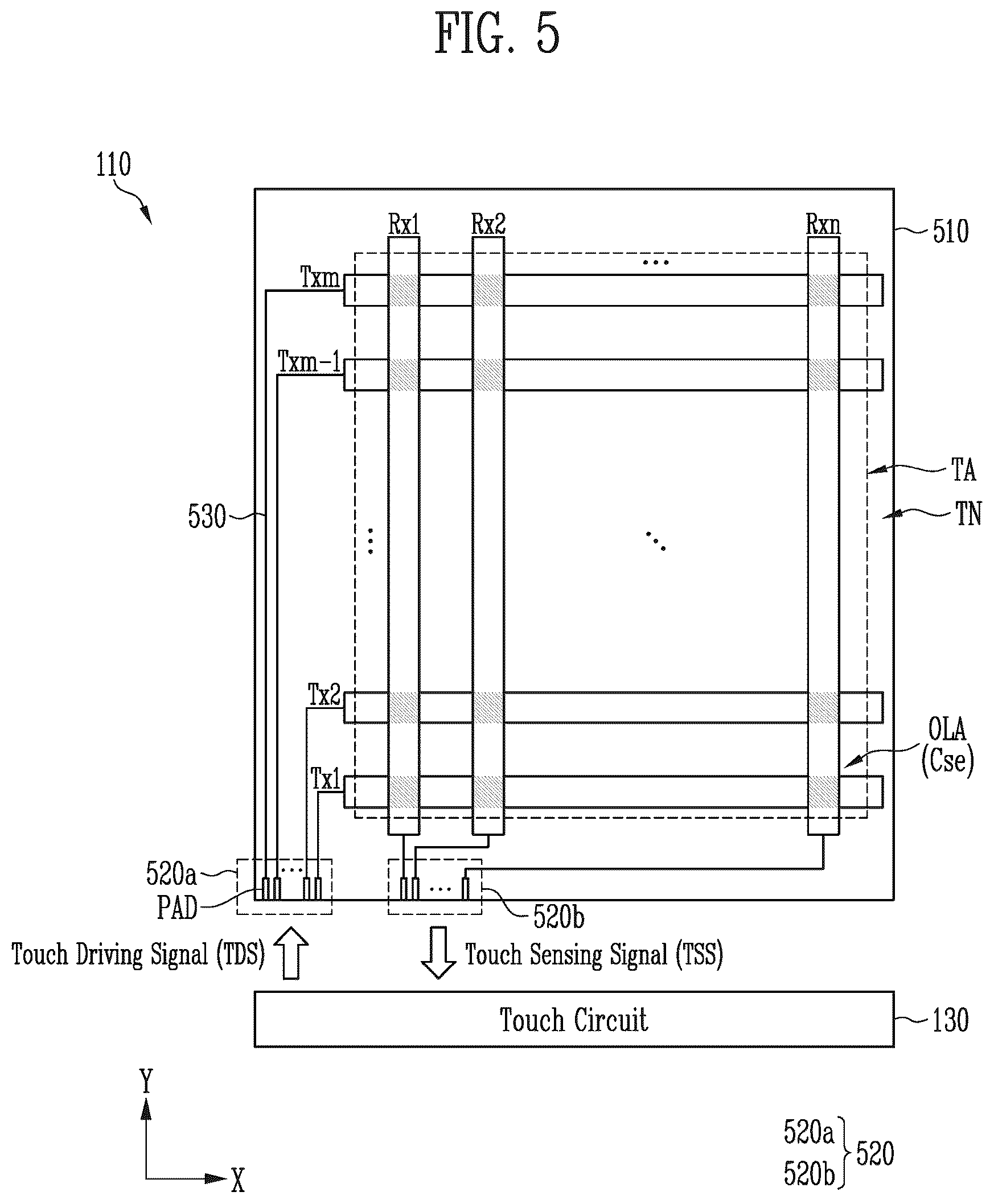 Patent US12437685 Figure 5 – Display device and inspection method thereof