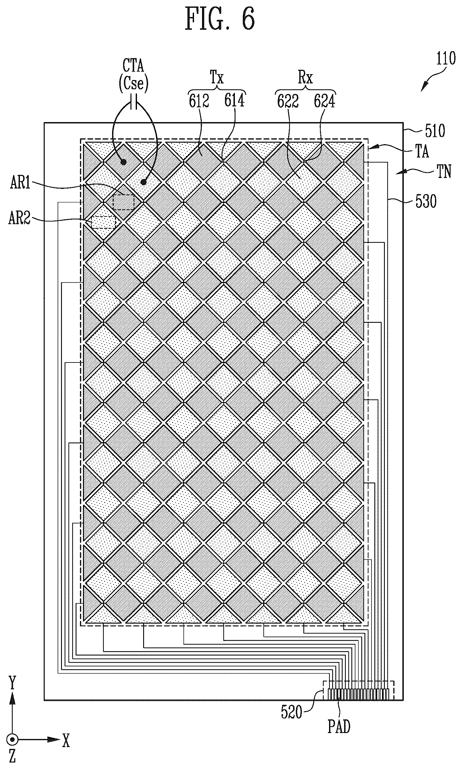 Patent US12437685 Figure 6 – Display device and inspection method thereof