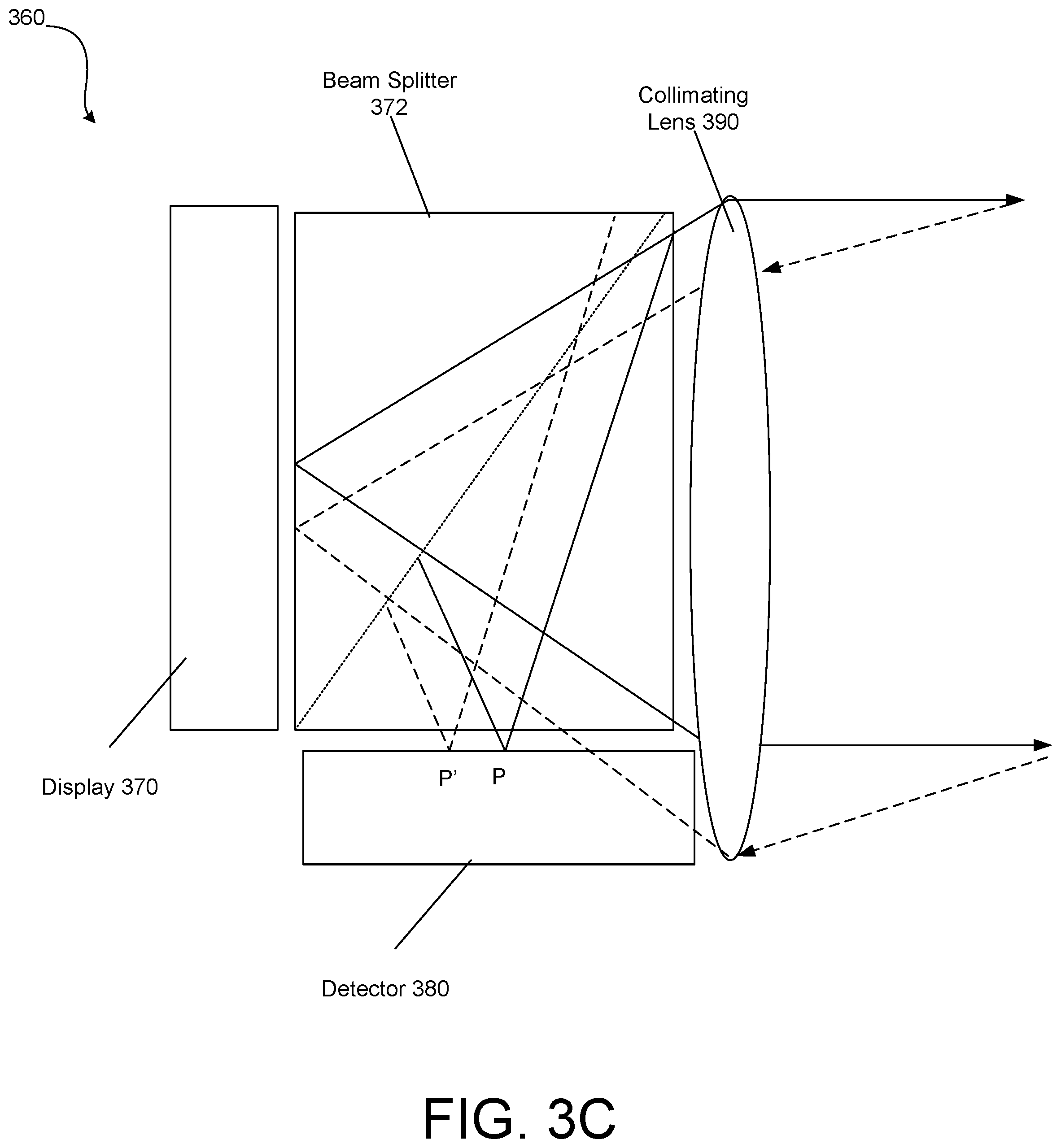 Patent US12437687 Figure 8 – Alignment of waveguide and display in smartglasses