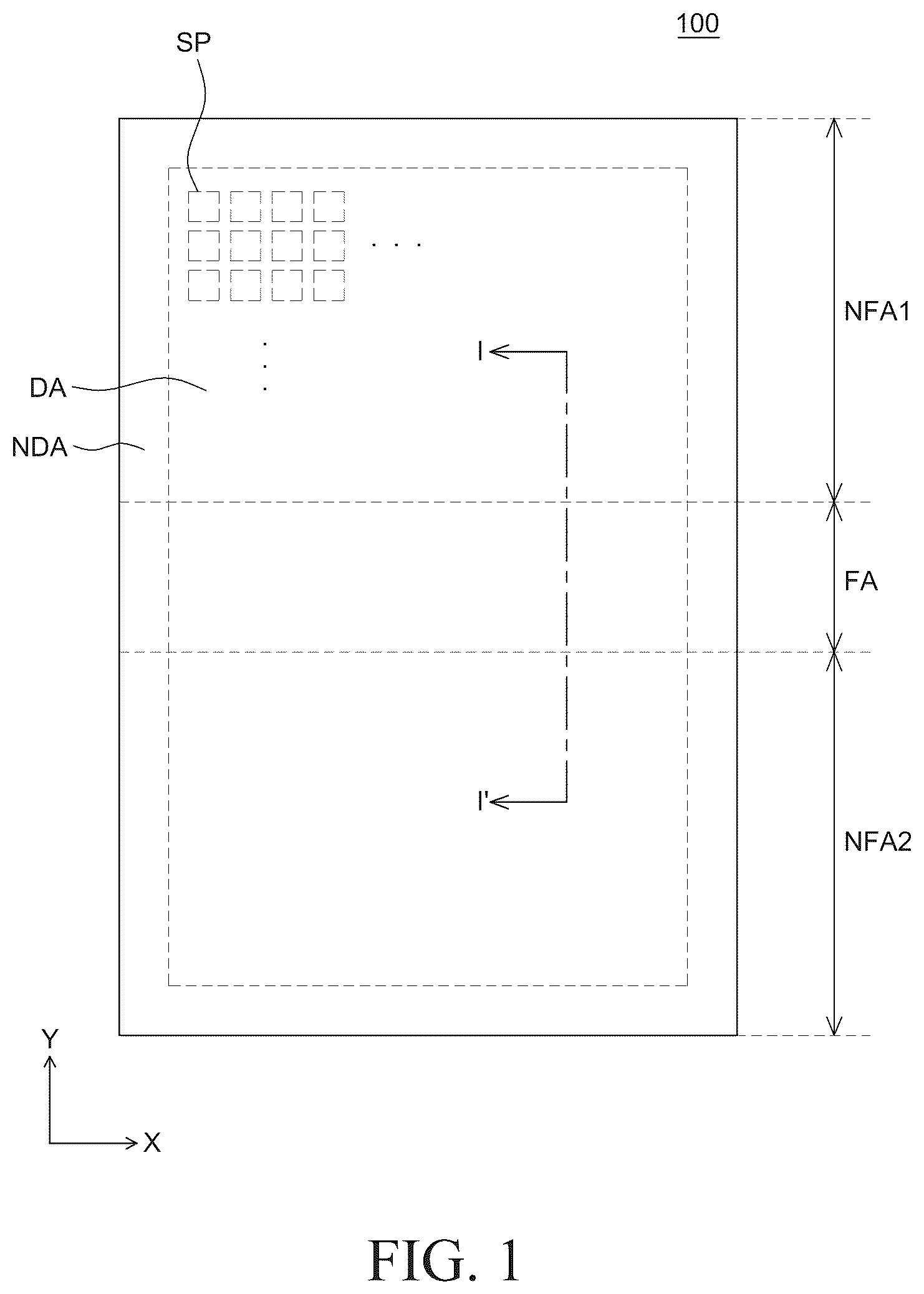 Patent US12437689 Figure 1 – Flexible display device