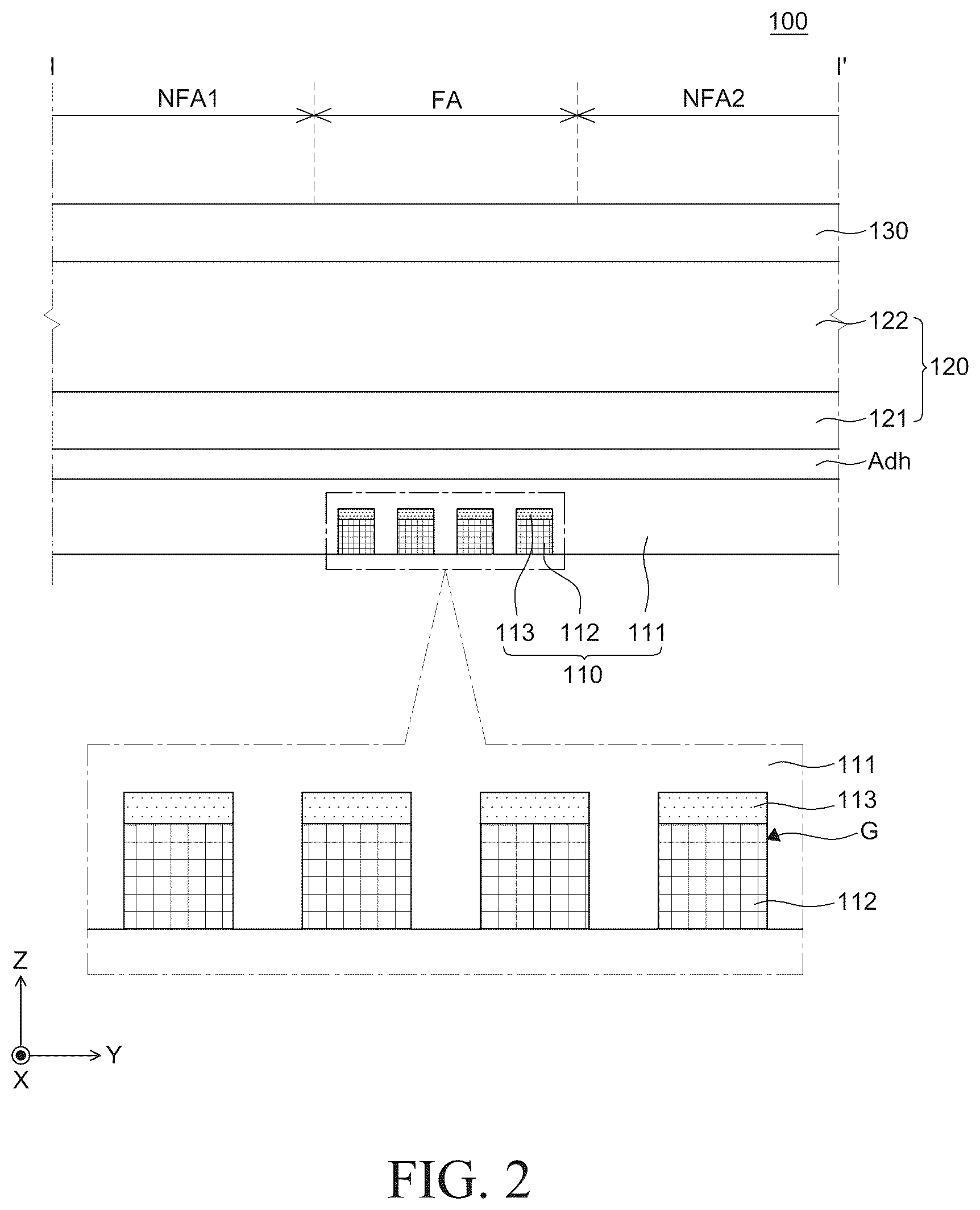 Patent US12437689 Figure 2 – Flexible display device