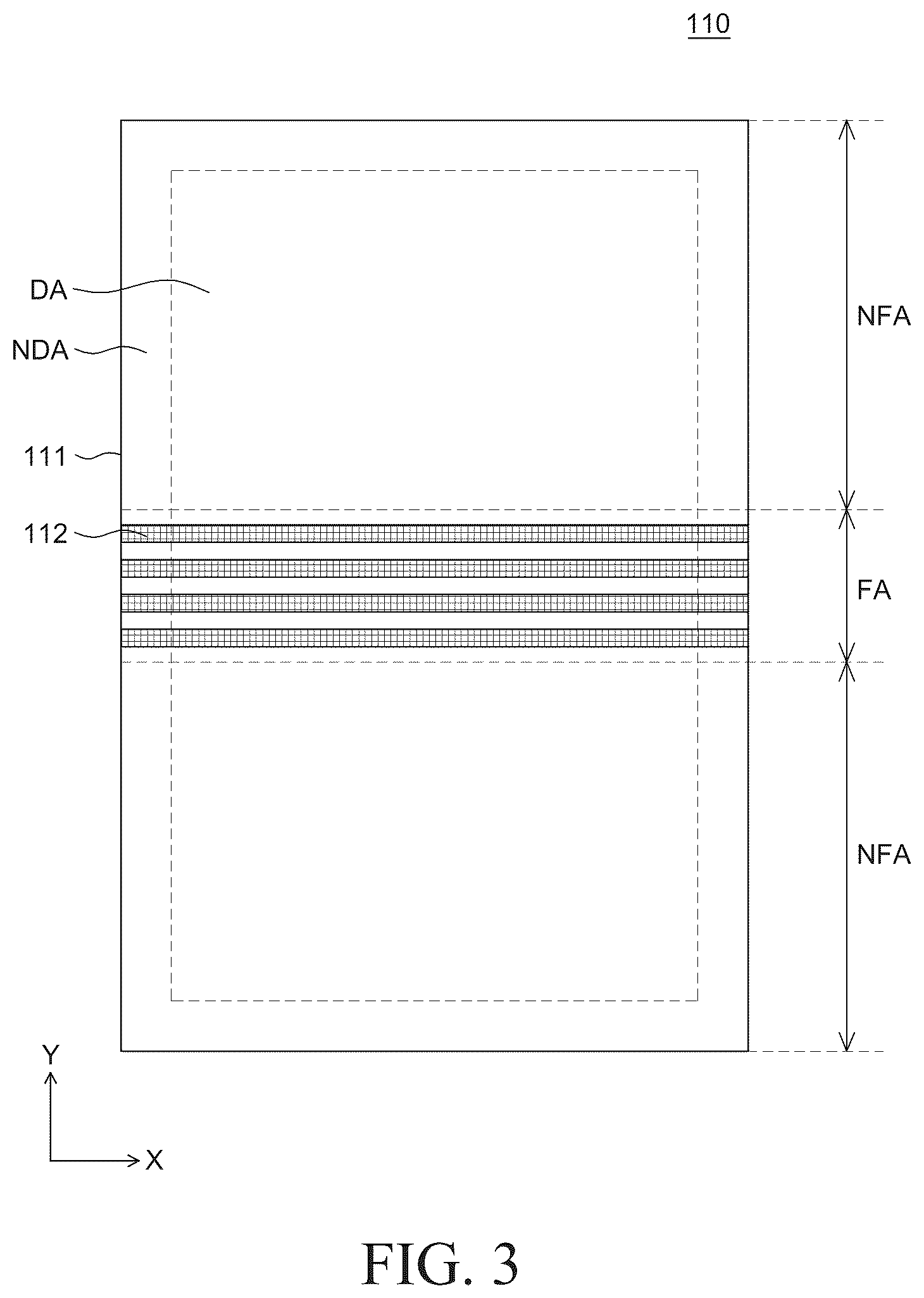 Patent US12437689 Figure 3 – Flexible display device