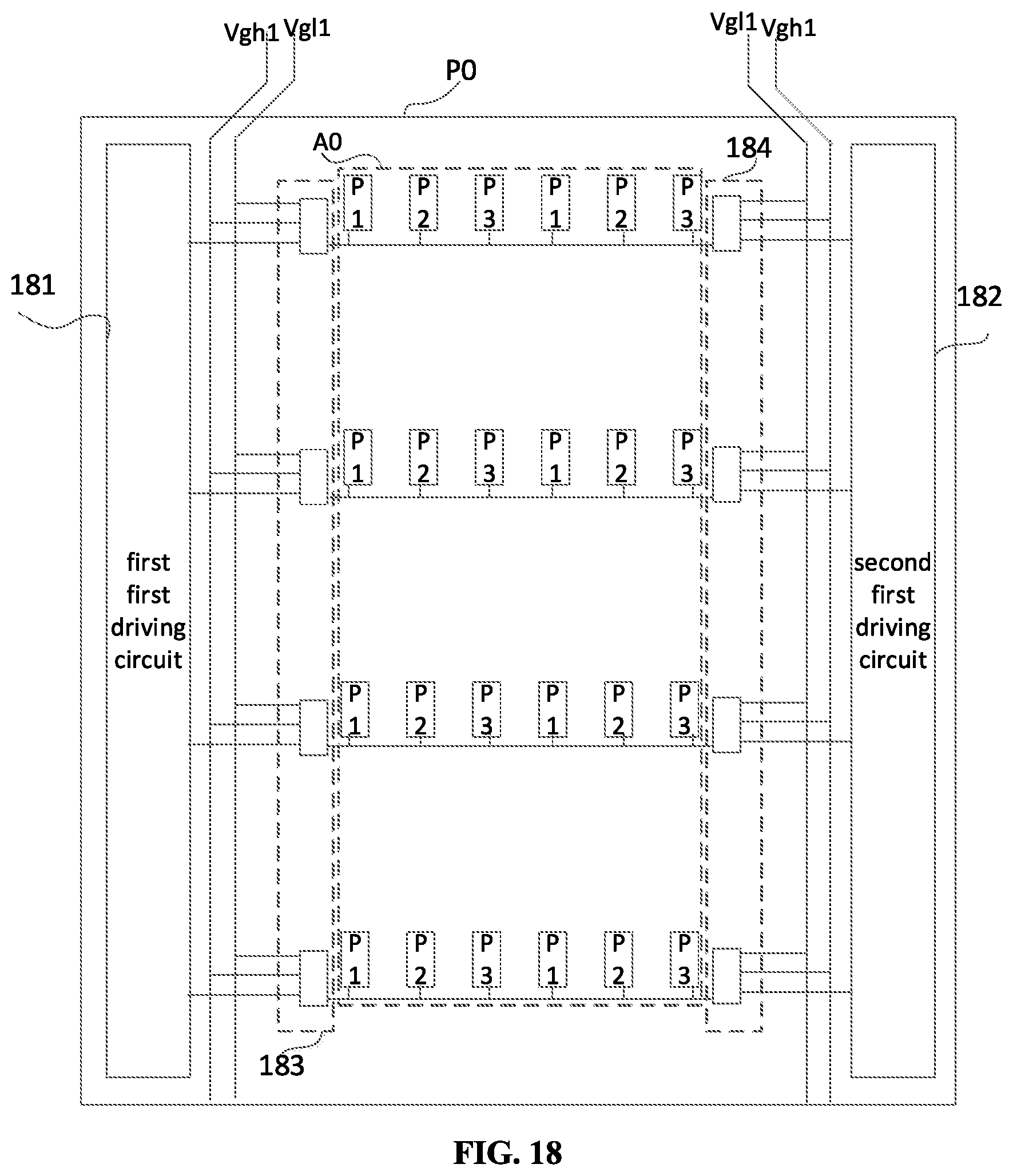 Patent US12437690 Figure 12 – Driving module, display panel and display device