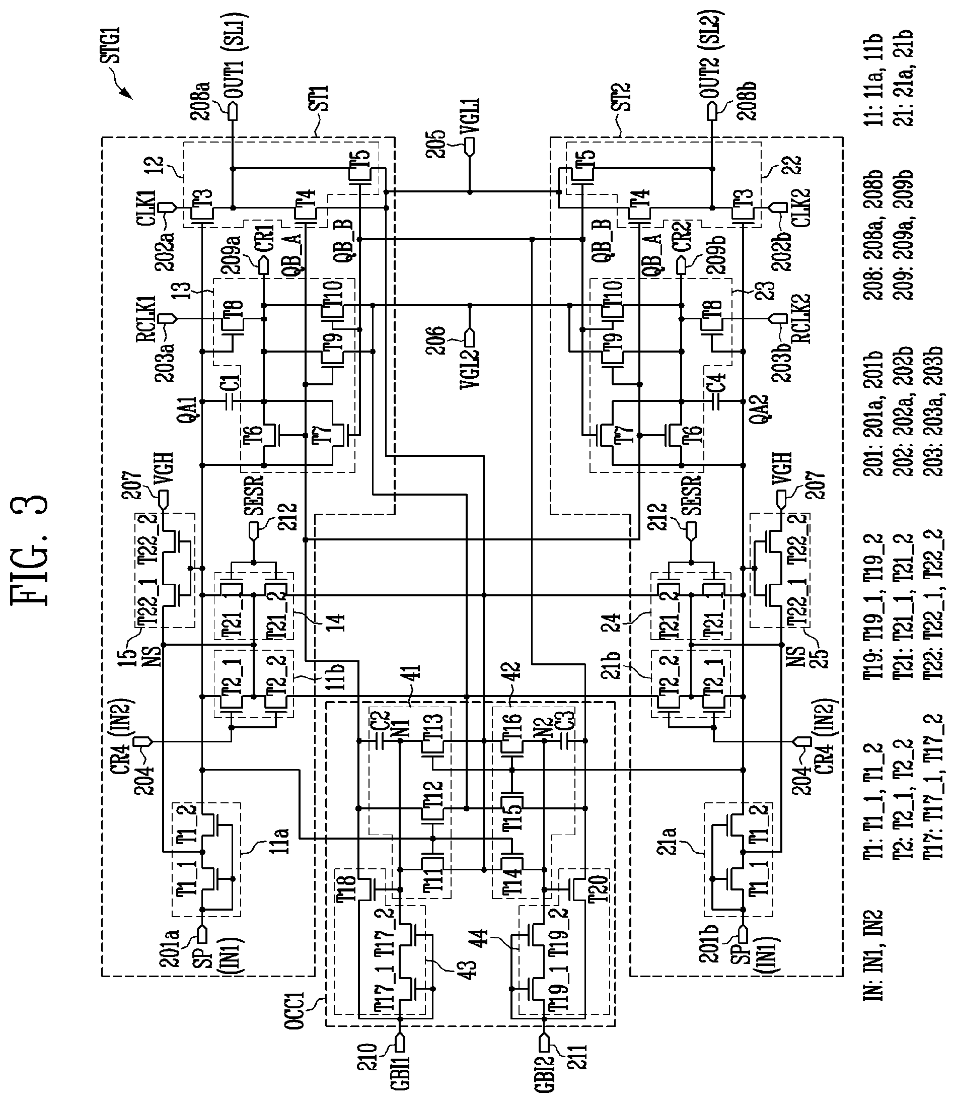 Patent US12437691 Figure 3 – Scan driver