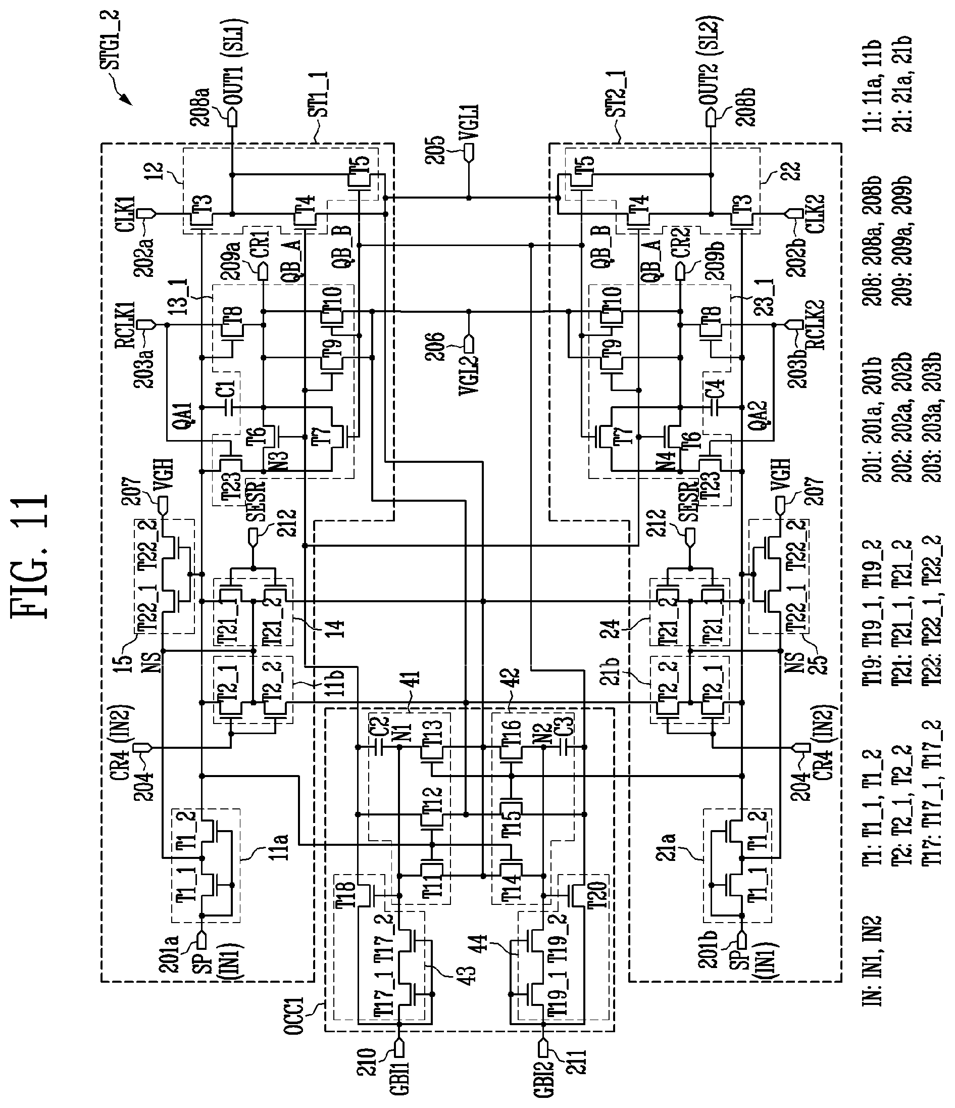 Patent US12437691 Figure 14 – Scan driver