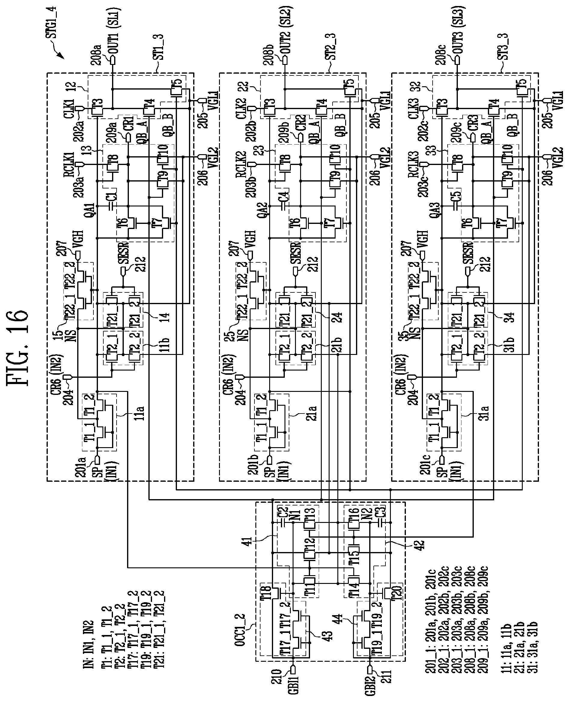 Patent US12437691 Figure 19 – Scan driver