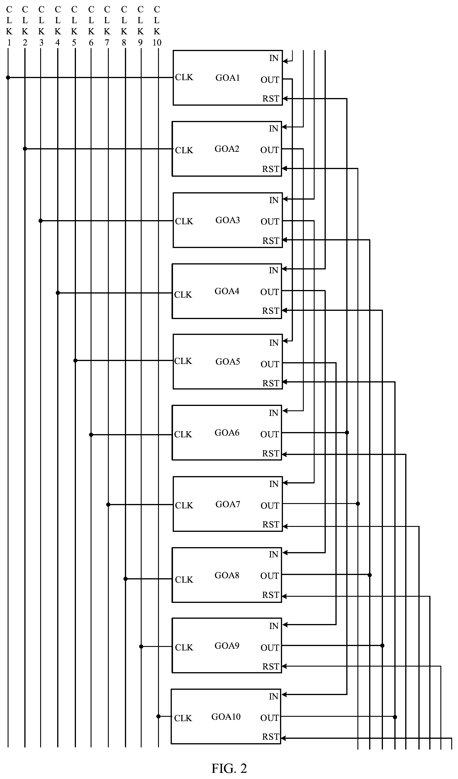 Patent US12437693 Figure 4 – Gate driving circuit and driving method thereof and display panel