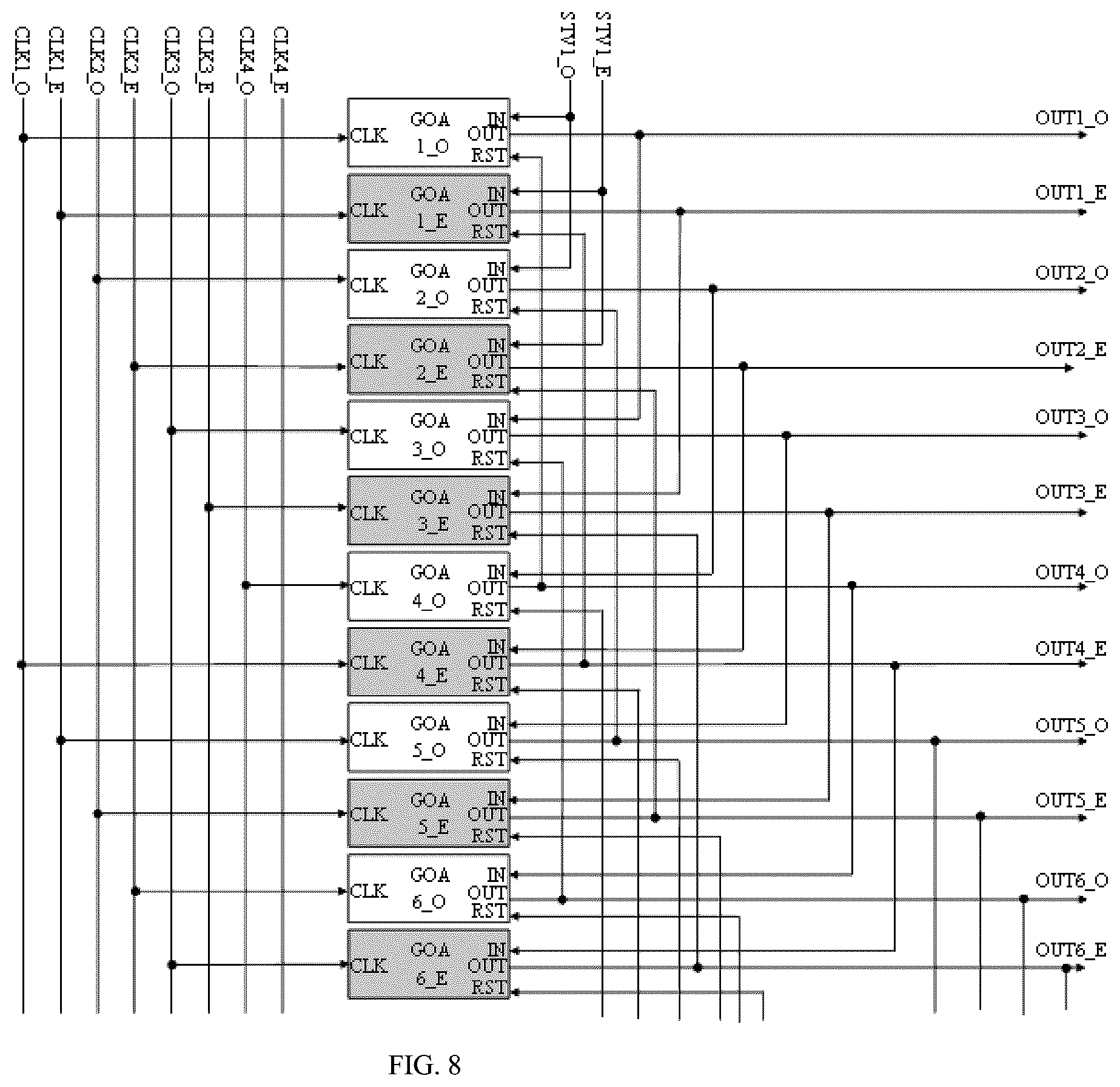 Patent US12437693 Figure 14 – Gate driving circuit and driving method thereof and display panel