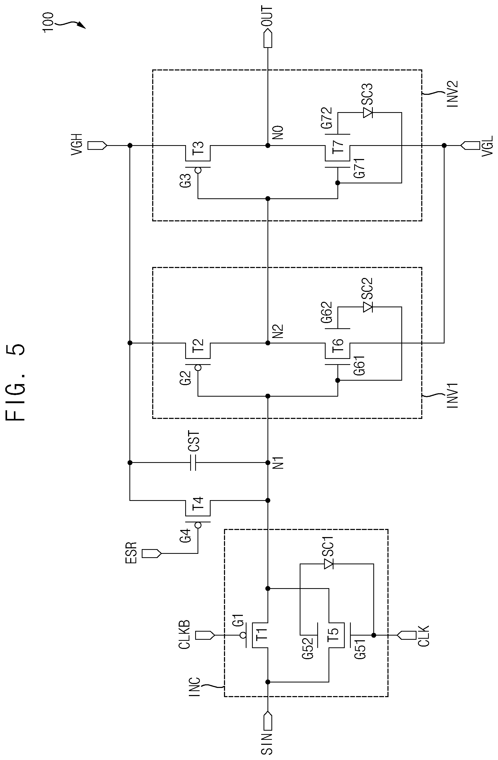 Patent US12437698 Figure 5 – Driver and display device including the same
