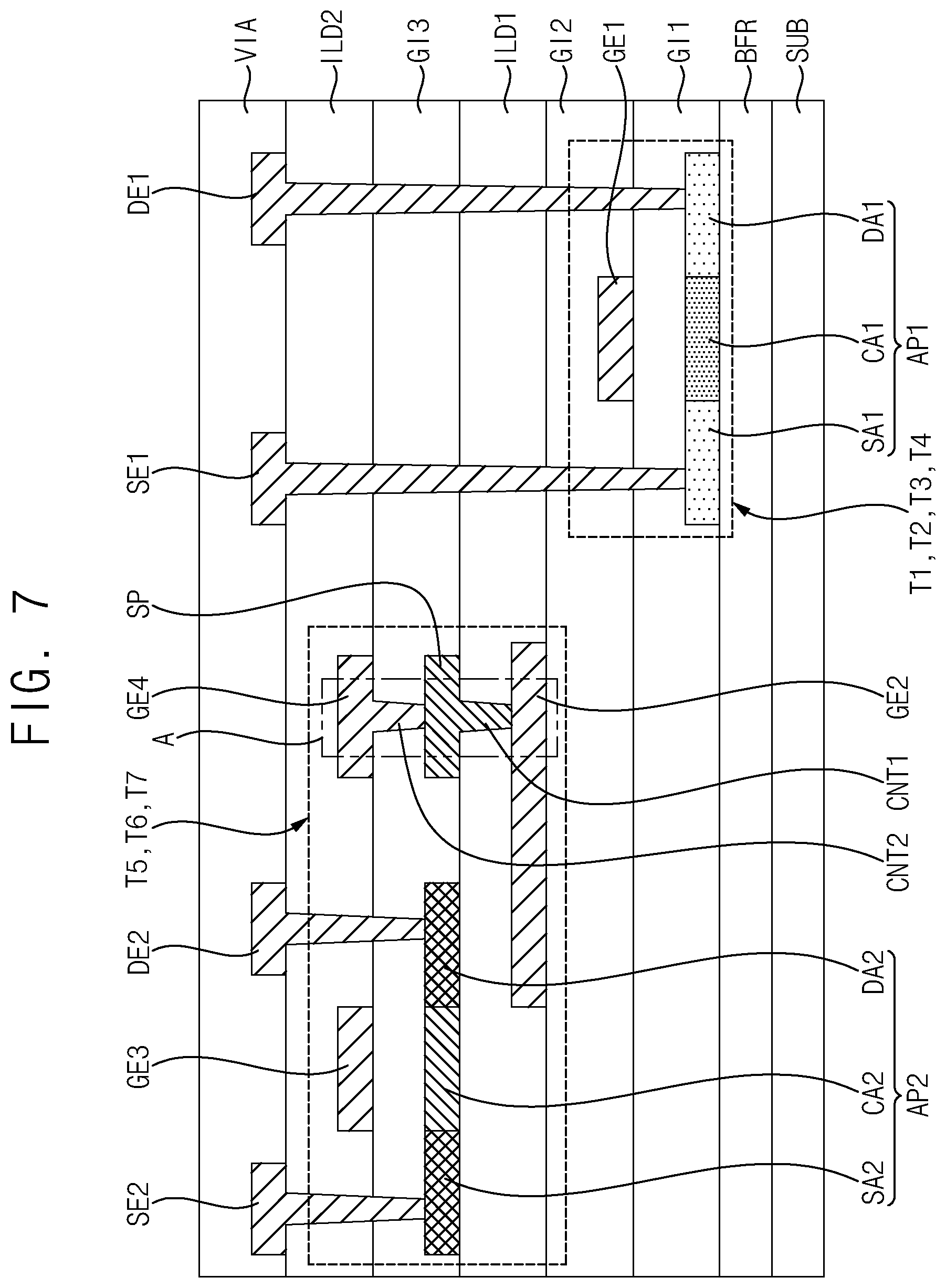 Patent US12437698 Figure 7 – Driver and display device including the same