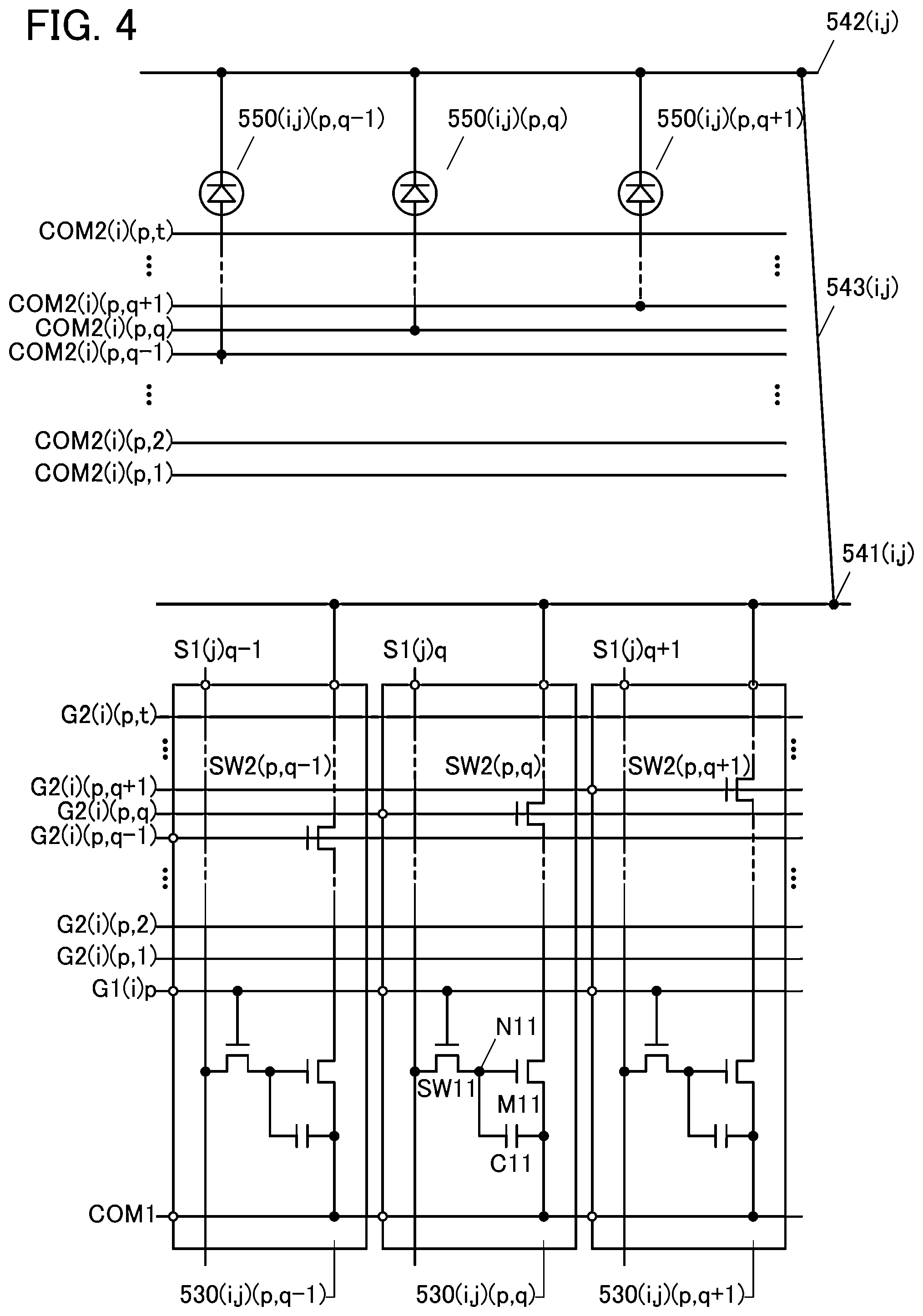 Patent US12437703 Figure 4 – Display apparatus having pixel sets including light-emitting devices