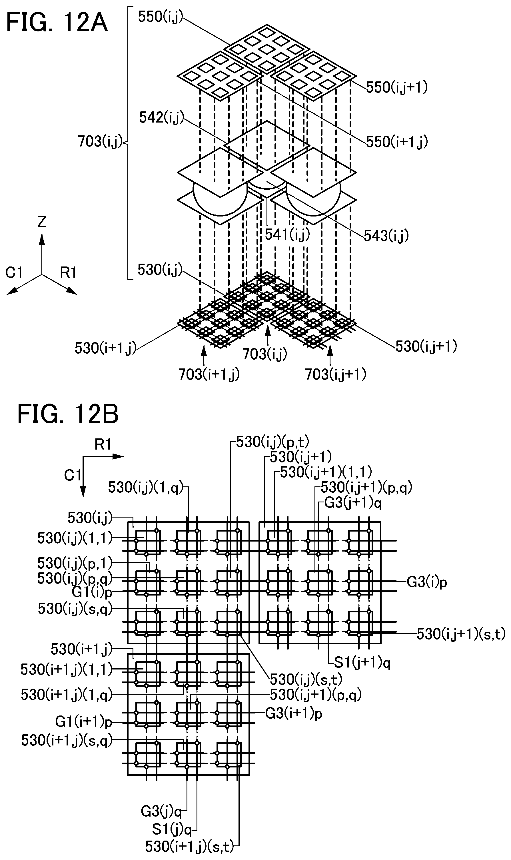 Patent US12437703 Figure 12 – Display apparatus having pixel sets including light-emitting devices