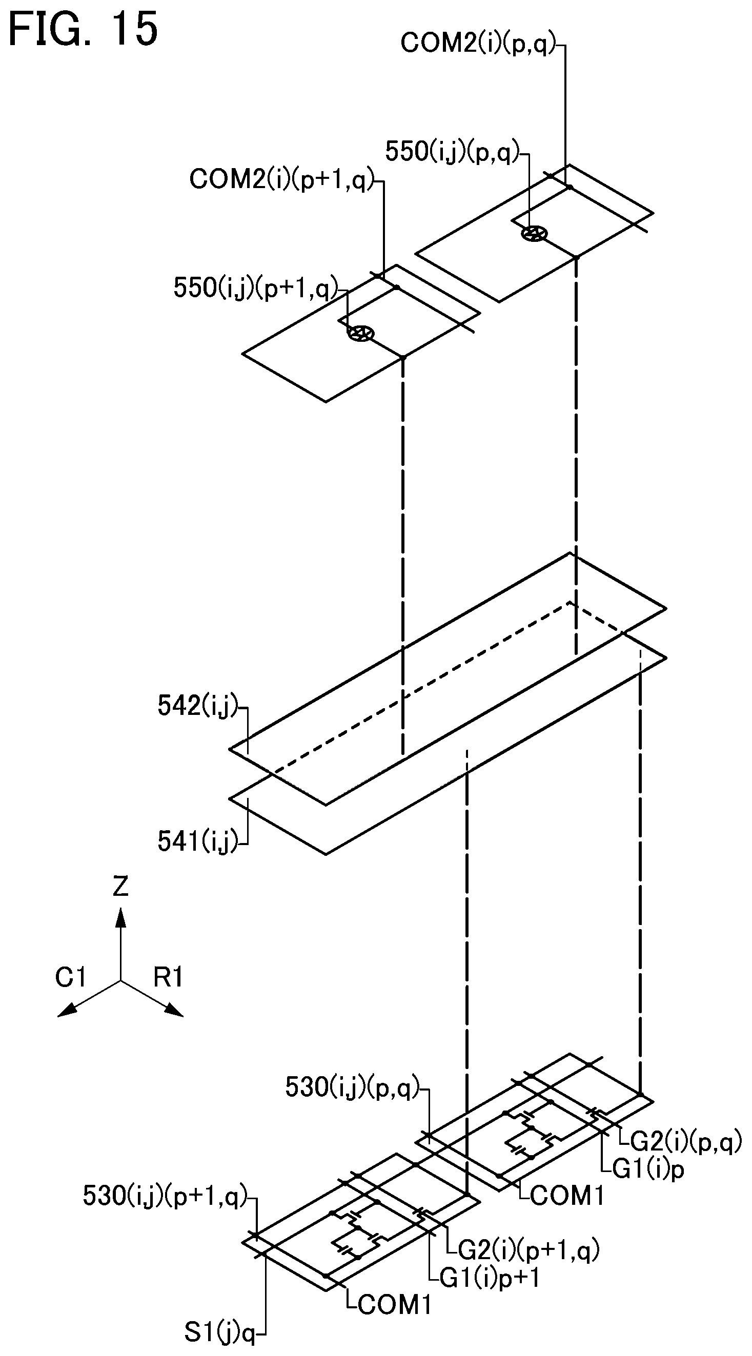 Patent US12437703 Figure 15 – Display apparatus having pixel sets including light-emitting devices