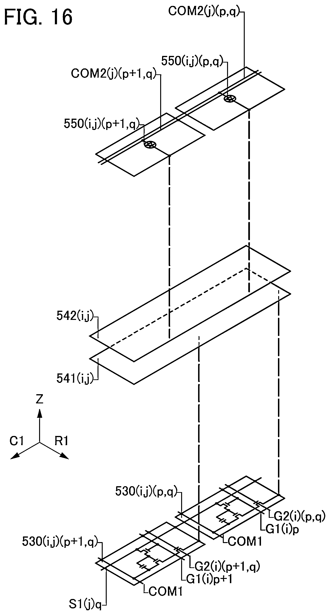 Patent US12437703 Figure 16 – Display apparatus having pixel sets including light-emitting devices