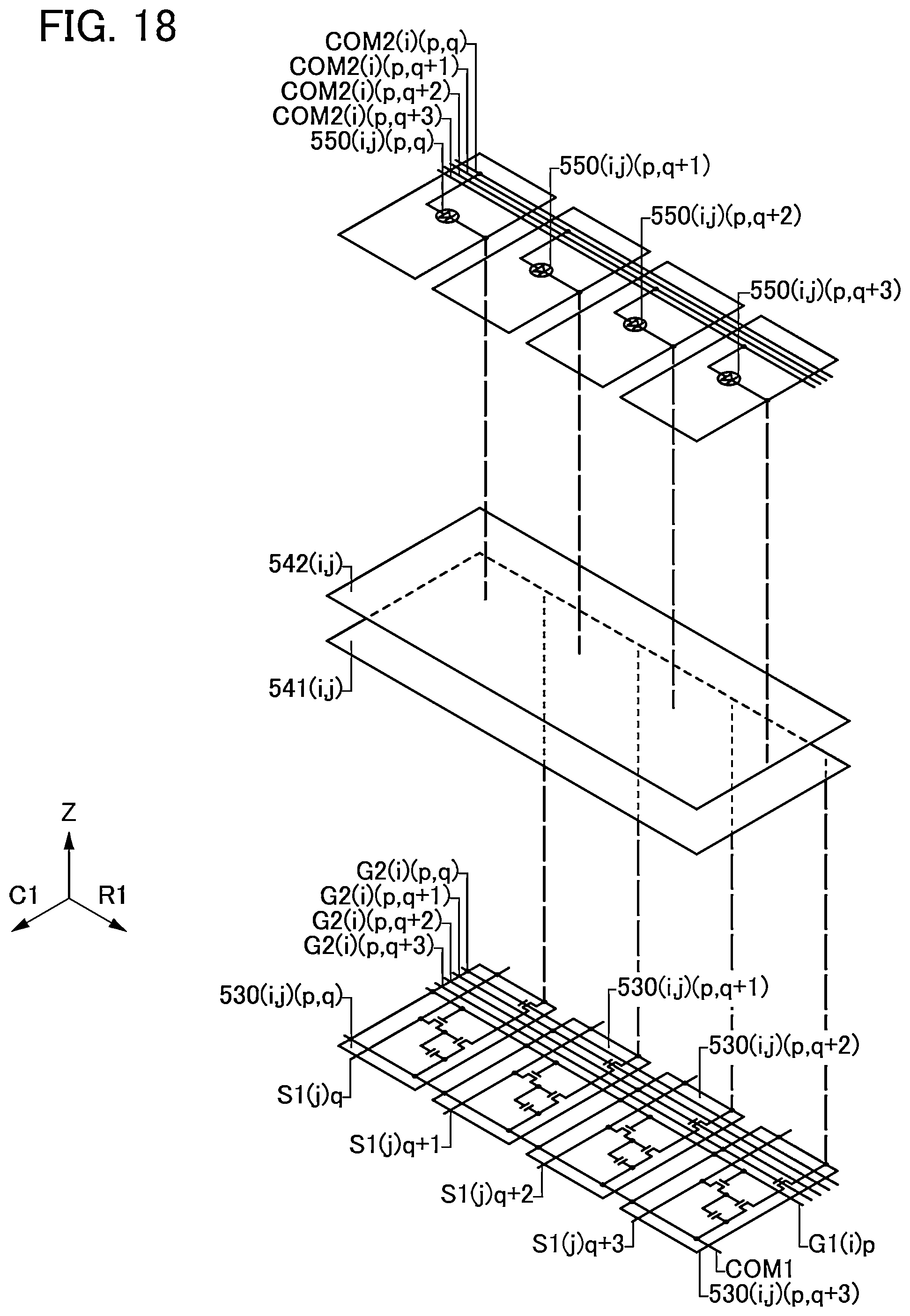 Patent US12437703 Figure 18 – Display apparatus having pixel sets including light-emitting devices