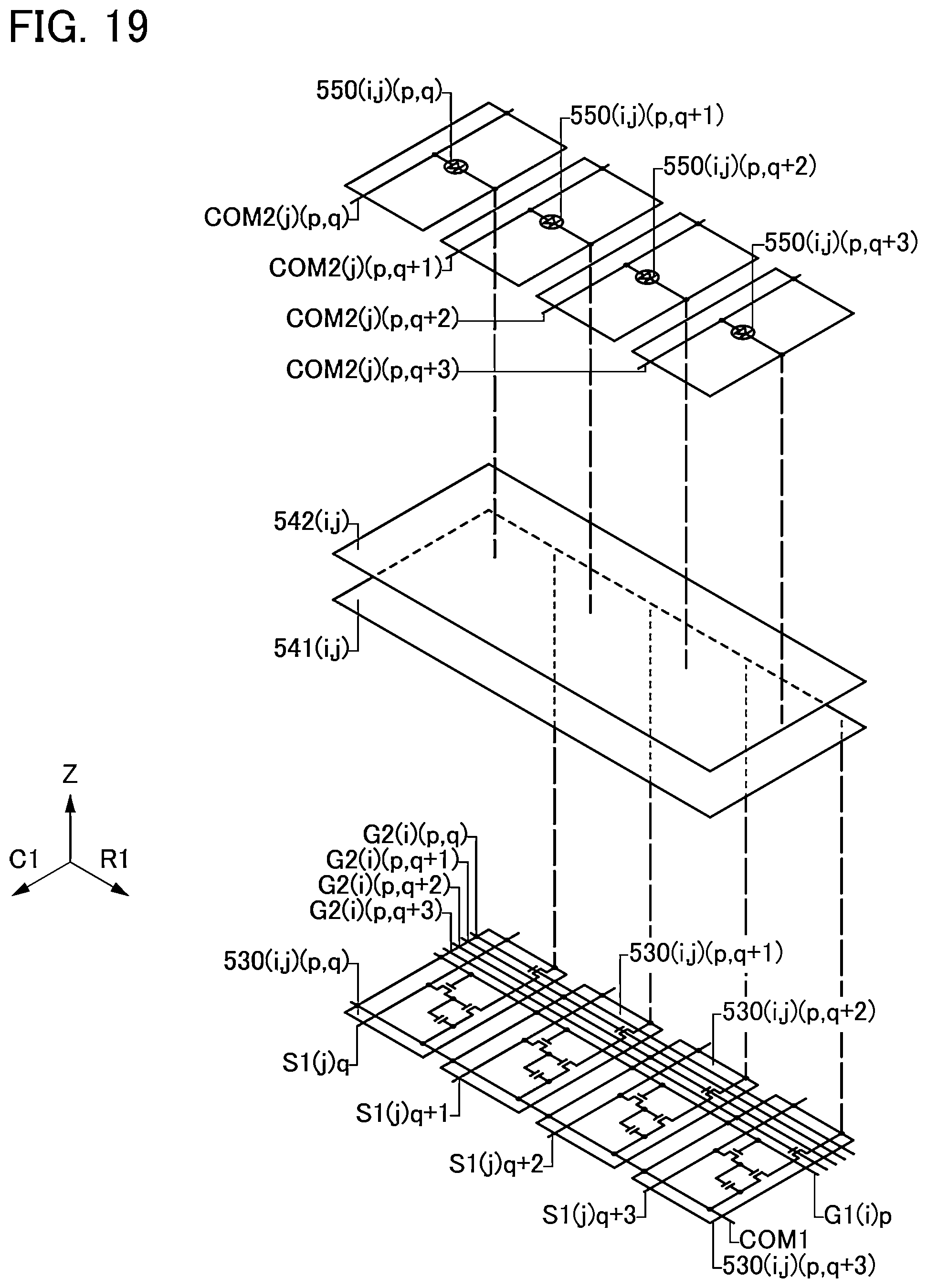 Patent US12437703 Figure 19 – Display apparatus having pixel sets including light-emitting devices