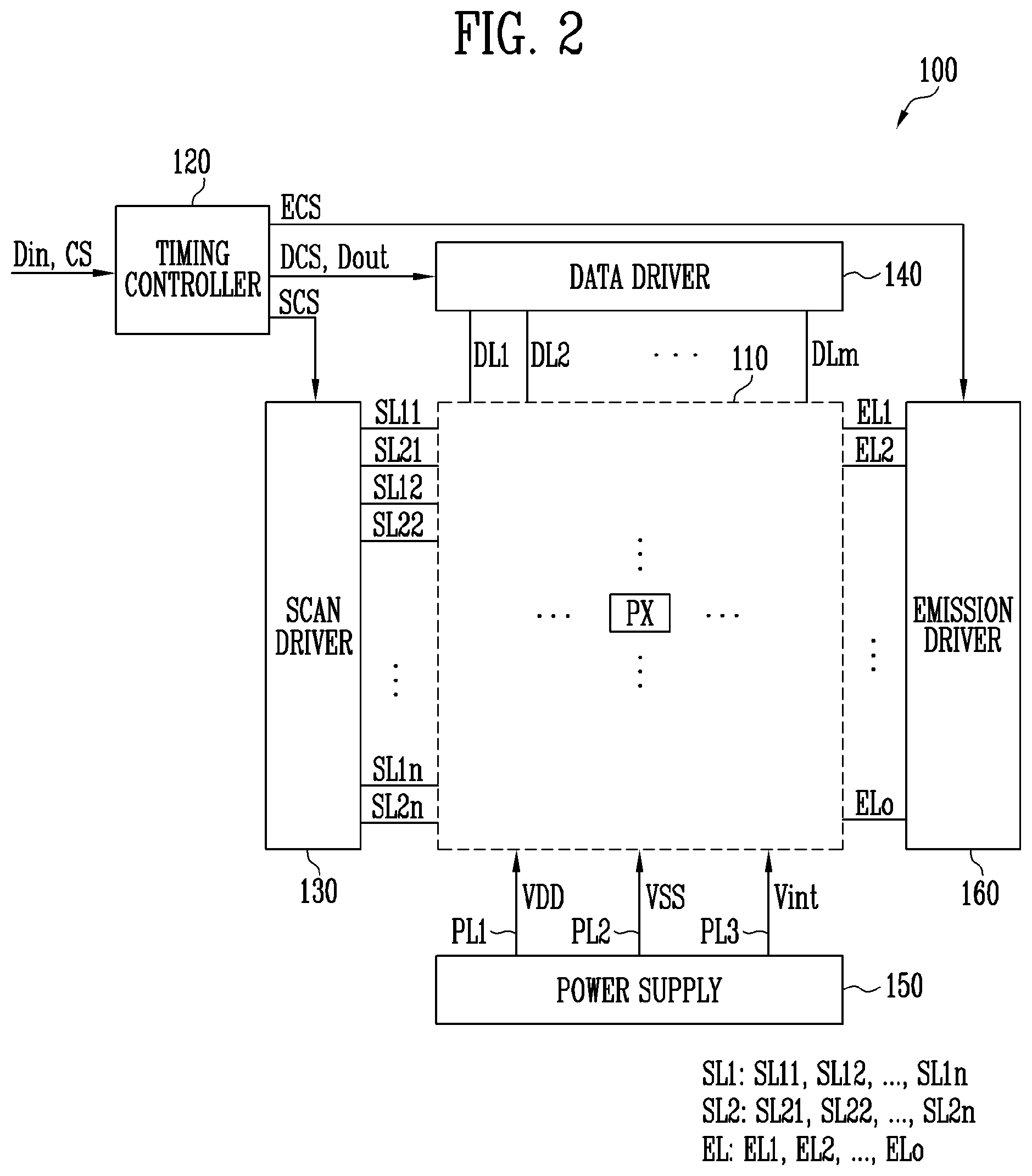 Patent US12437705 Figure 2 – Pixel and display device including the same