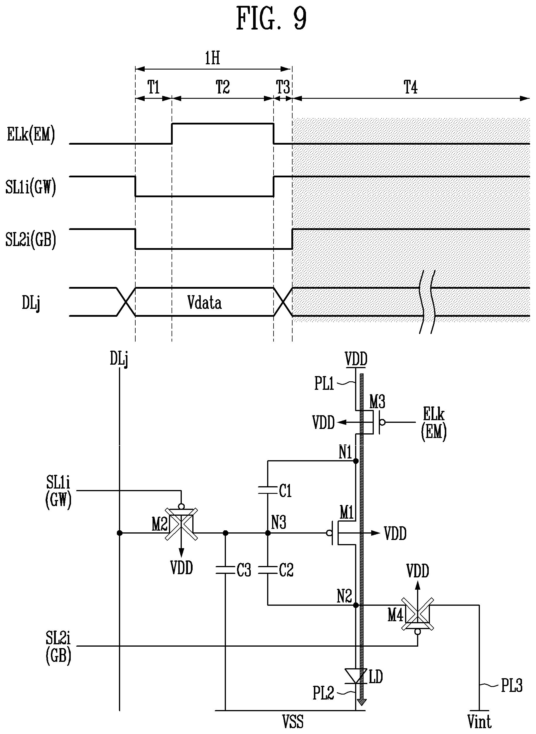 Patent US12437705 Figure 9 – Pixel and display device including the same