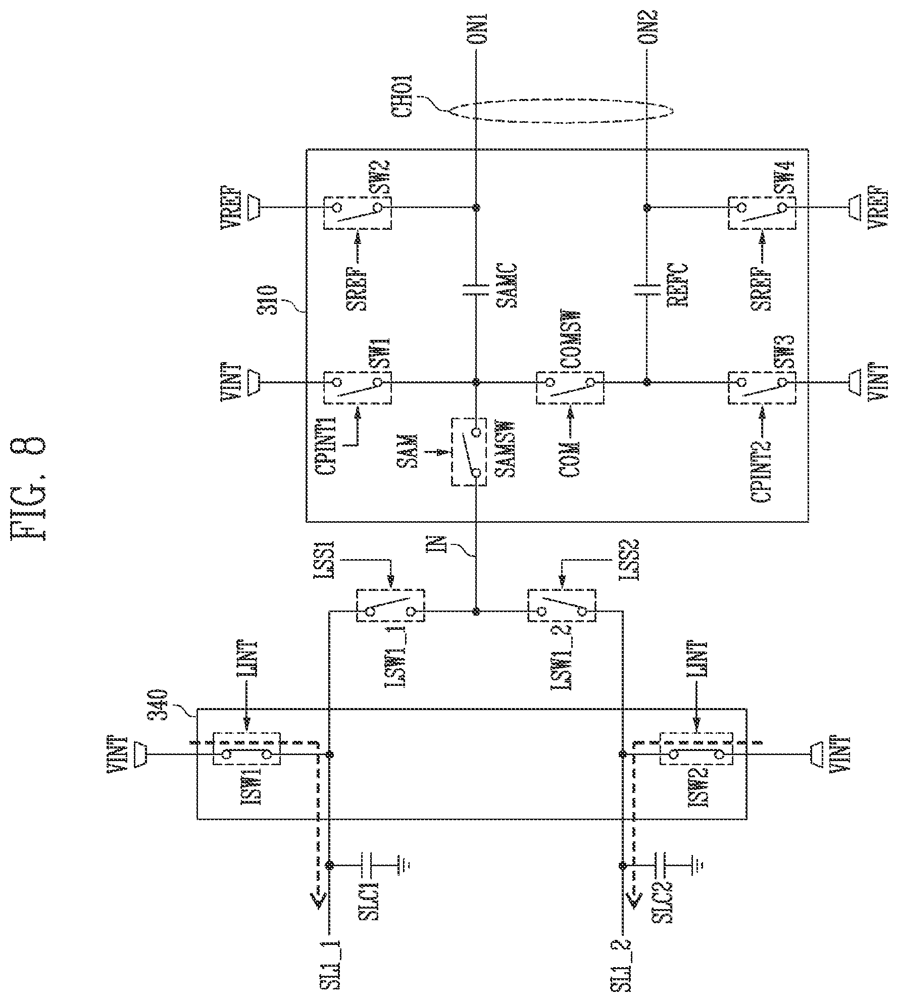 Patent US12437706 Figure 8 – Display device and method for monitoring operation of pixels
