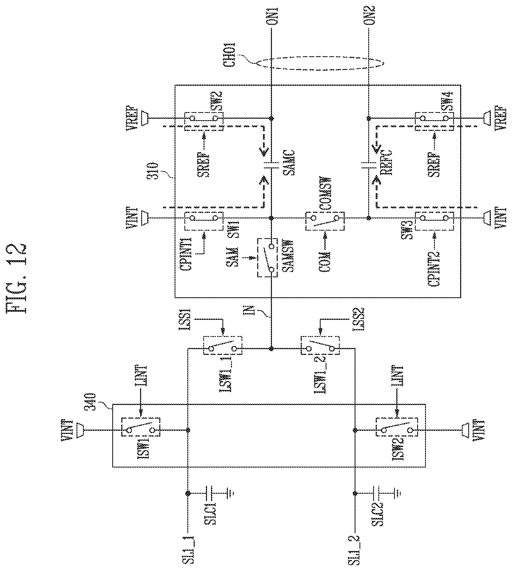 Patent US12437706 Figure 12 – Display device and method for monitoring operation of pixels