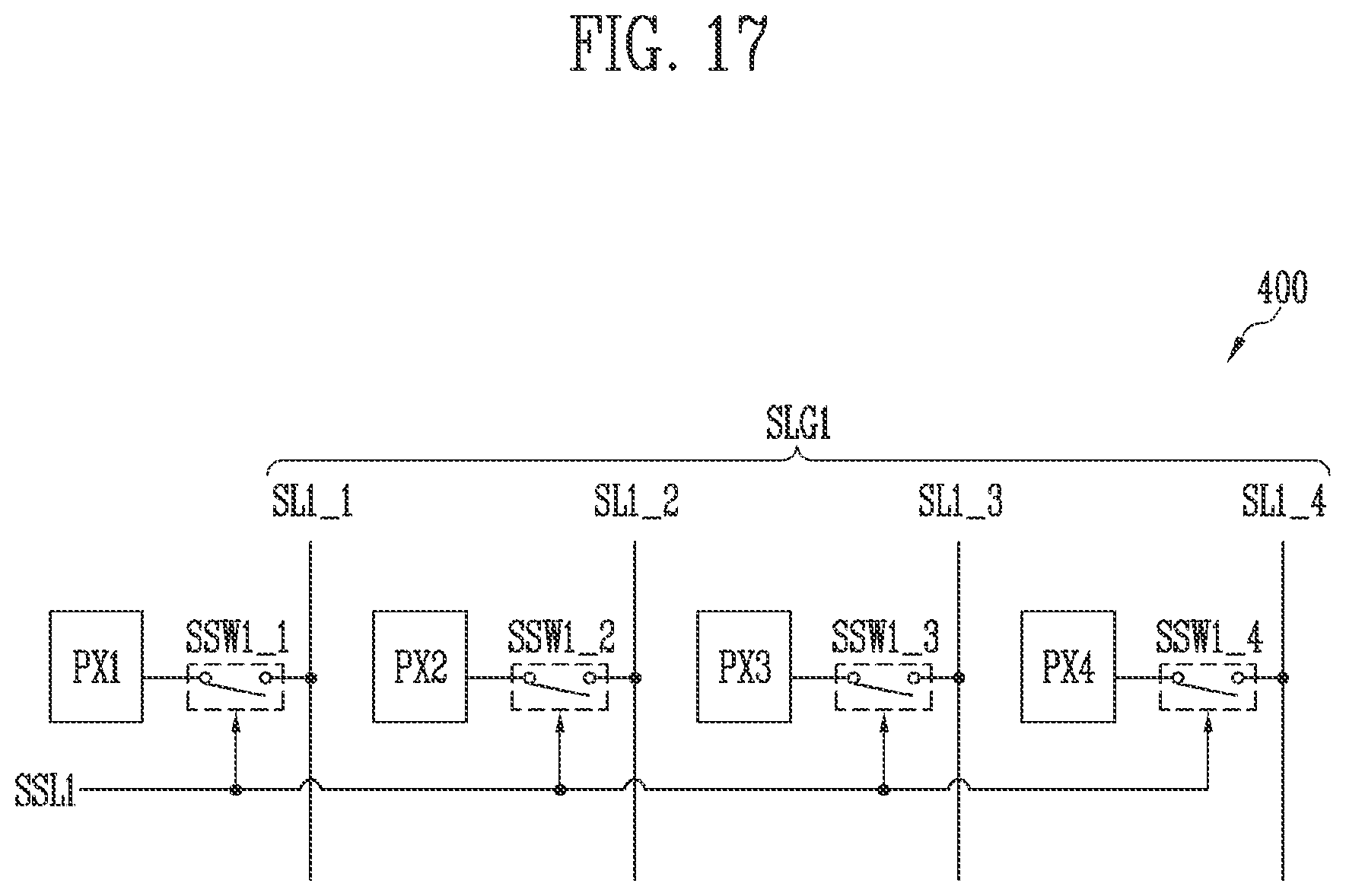 Patent US12437706 Figure 17 – Display device and method for monitoring operation of pixels