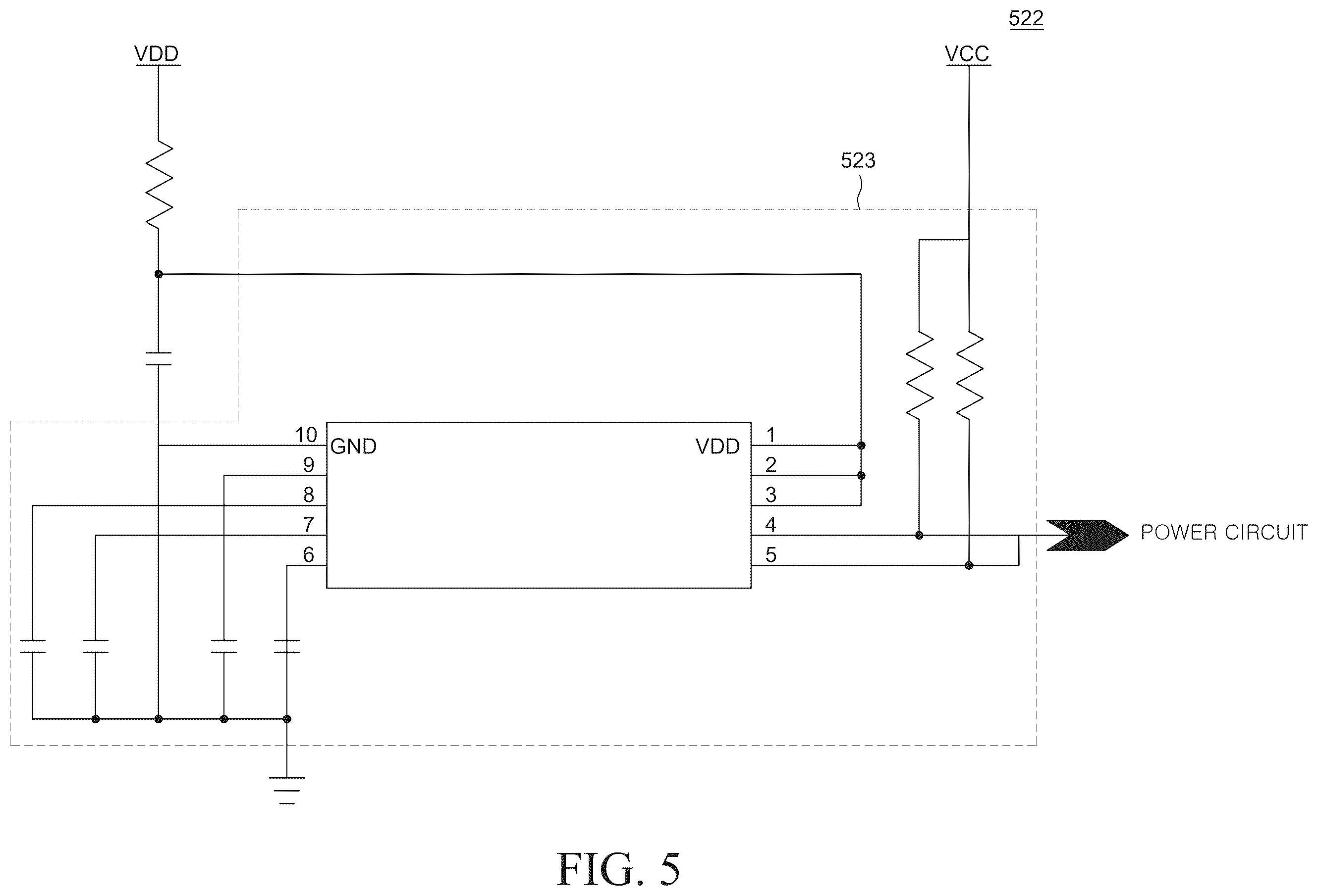 Patent US12437708 Figure 5 – Display device