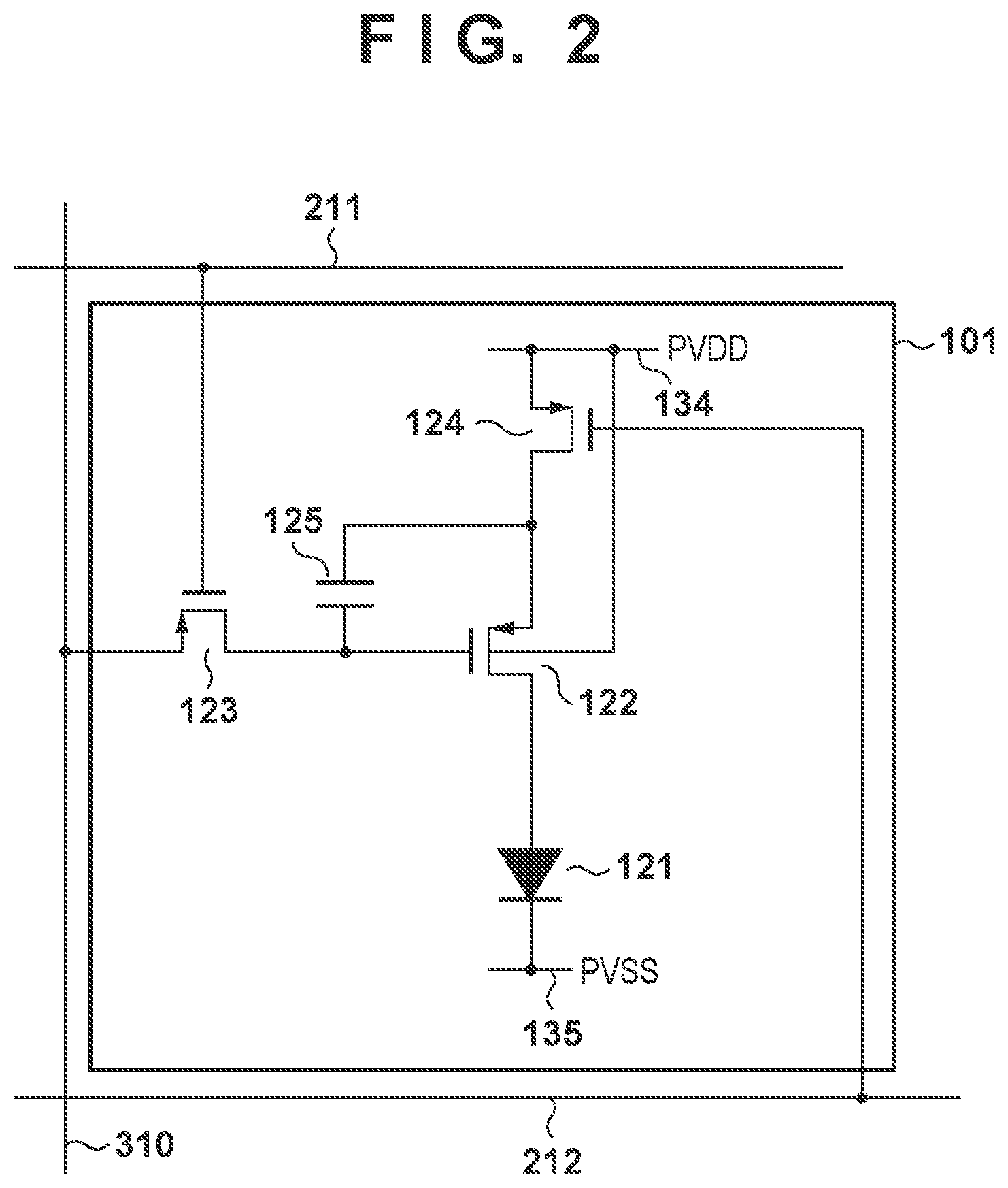 Patent US12437716 Figure 2 – Light emitting device, display device, photoelectric conversion device, electronic apparatus, and wearable device