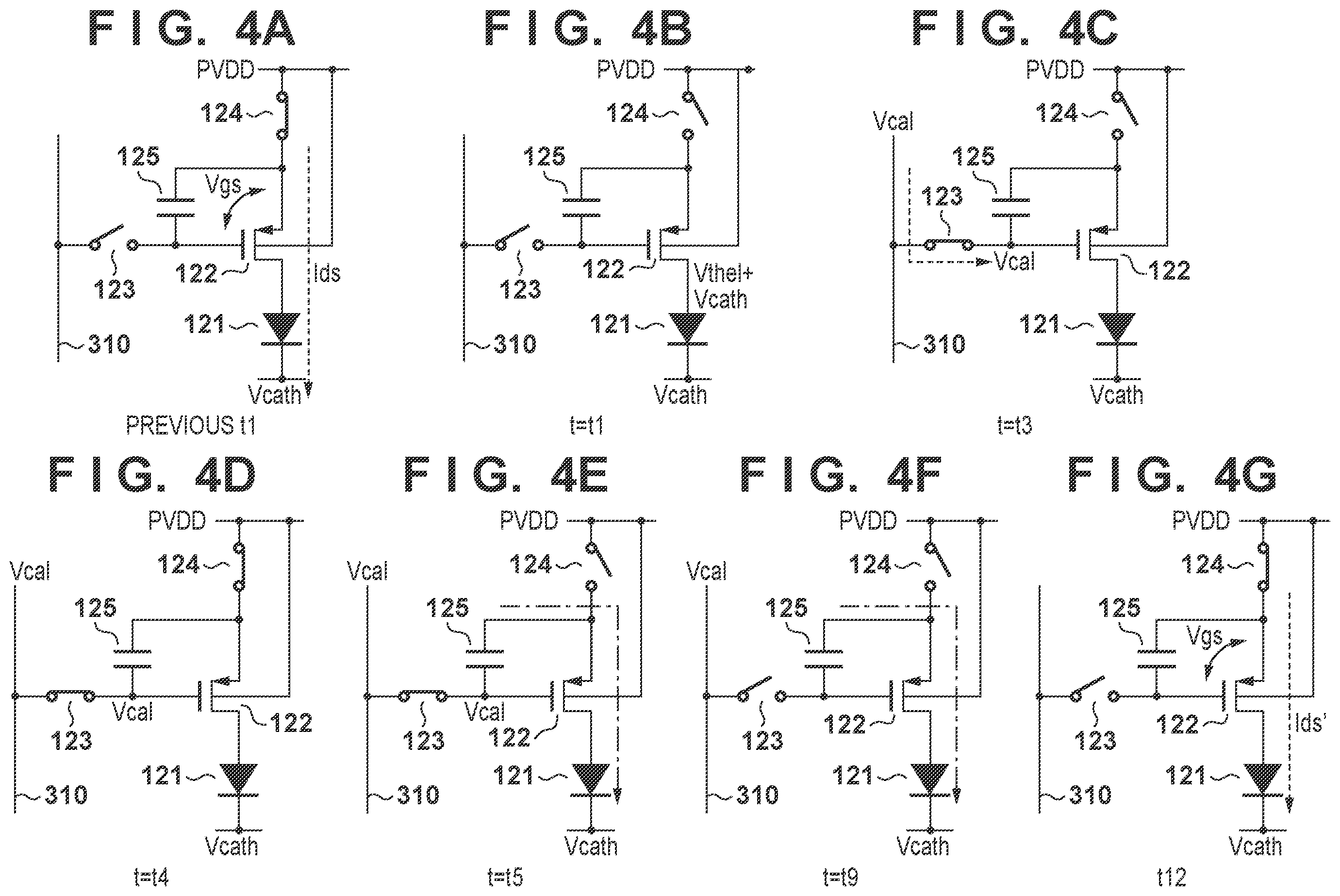 Patent US12437716 Figure 4 – Light emitting device, display device, photoelectric conversion device, electronic apparatus, and wearable device