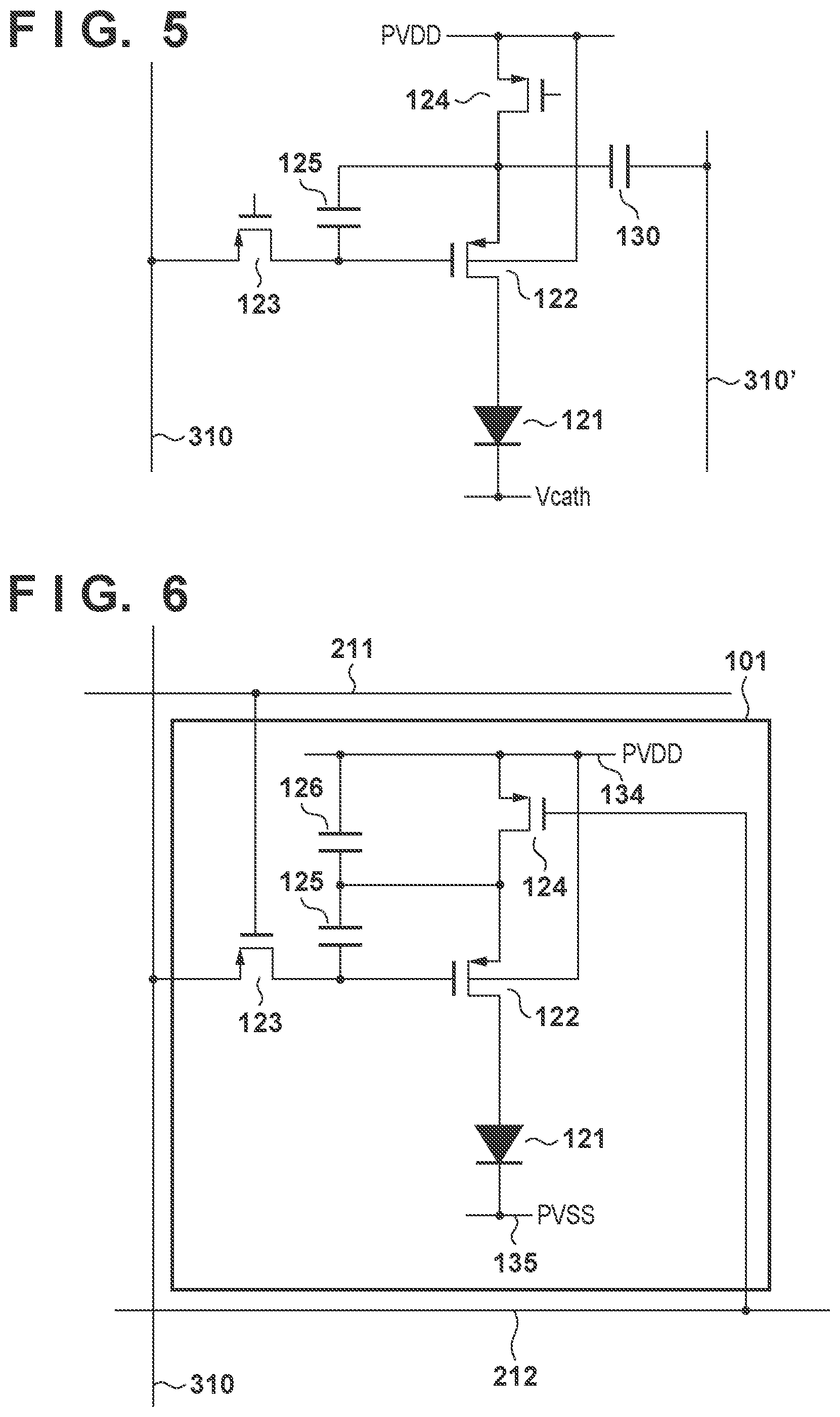 Patent US12437716 Figure 5 – Light emitting device, display device, photoelectric conversion device, electronic apparatus, and wearable device