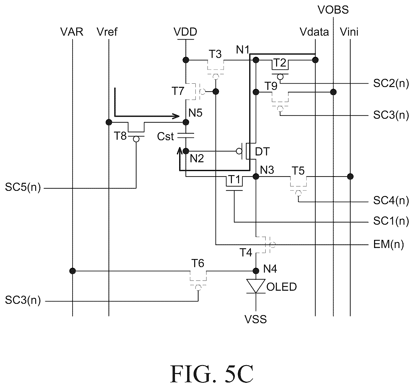 Patent US12437718 Figure 7 – Pixel and organic light emitting display device comprising the same